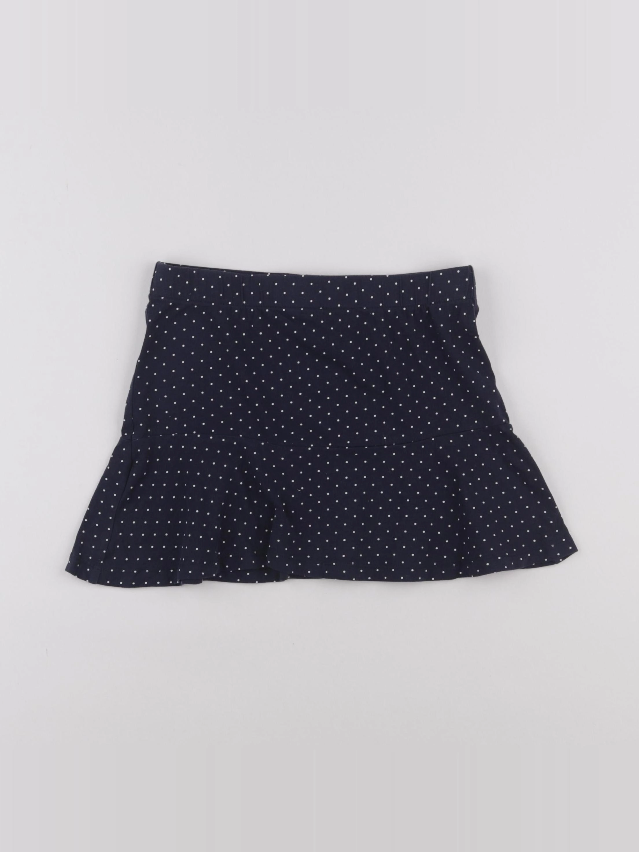 H&M - jupe bleu, blanc - 6/8 ans