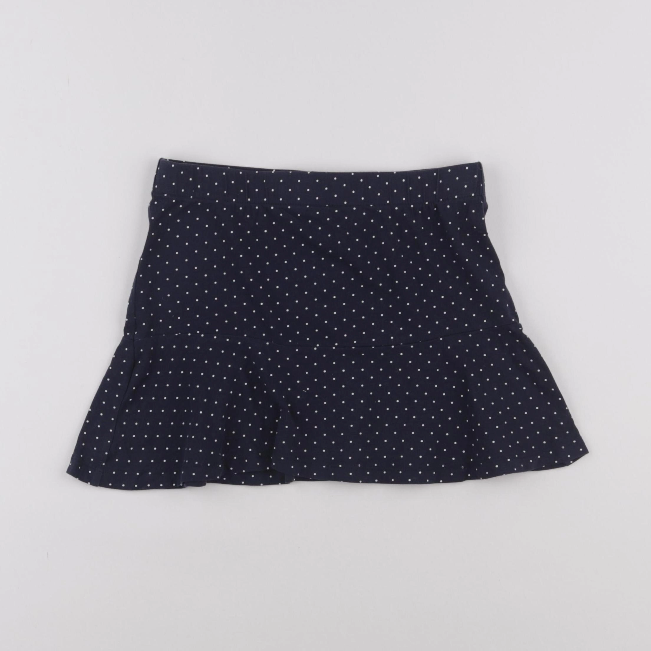 H&M - jupe bleu, blanc - 6/8 ans