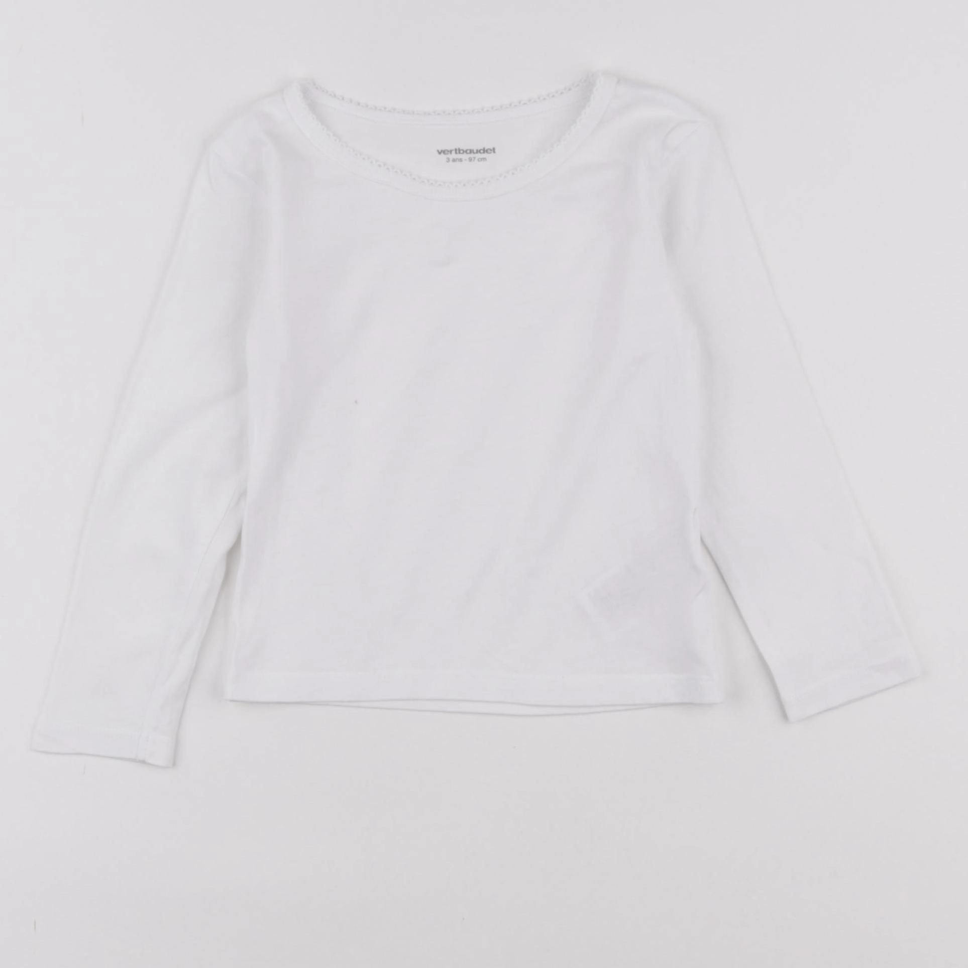 Vertbaudet - maillot de corps blanc - 3 ans