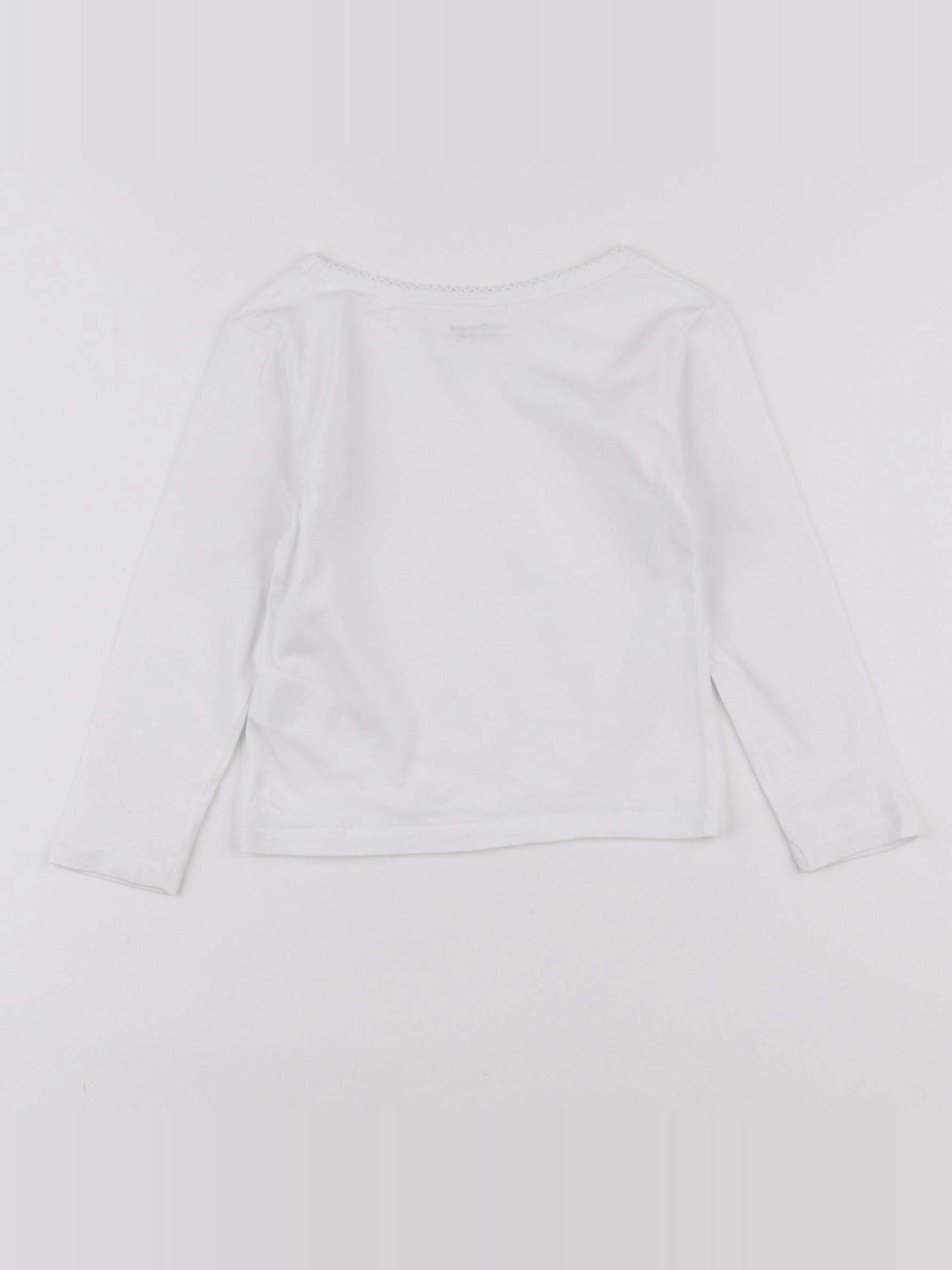 Vertbaudet - maillot de corps blanc - 3 ans