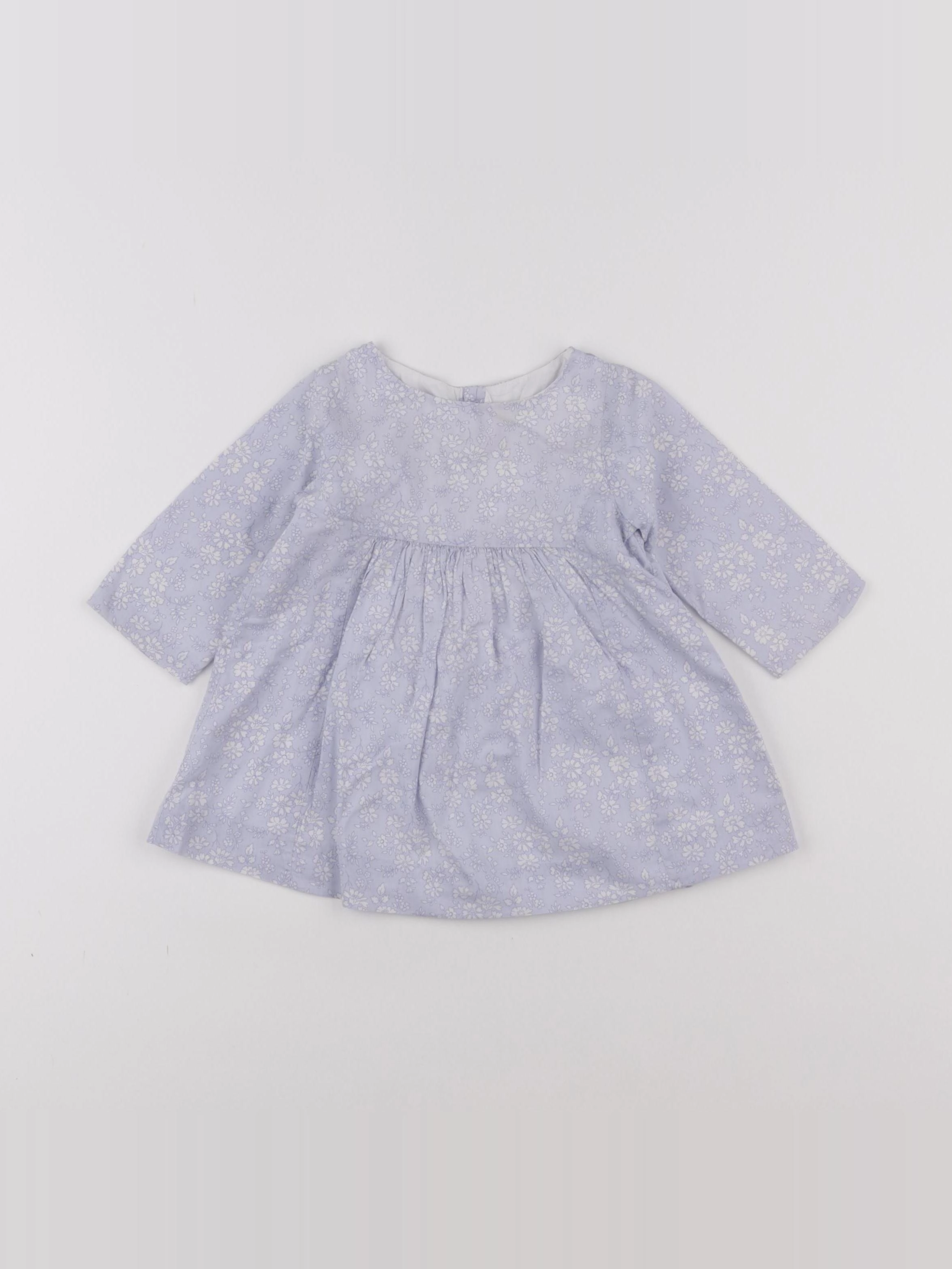 Jacadi - robe liberty bleu - 6 mois