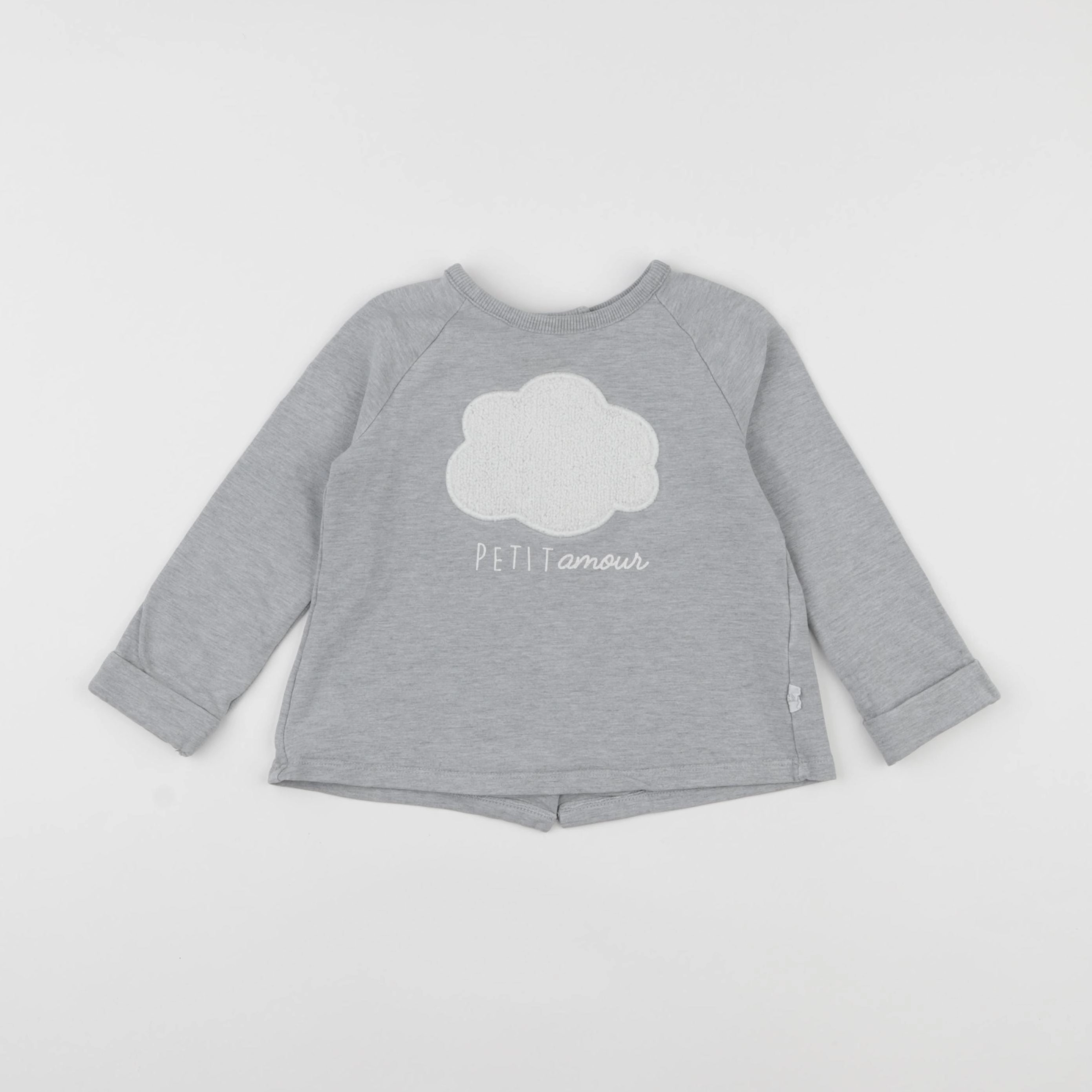 La Redoute - sweat gris - 18 mois