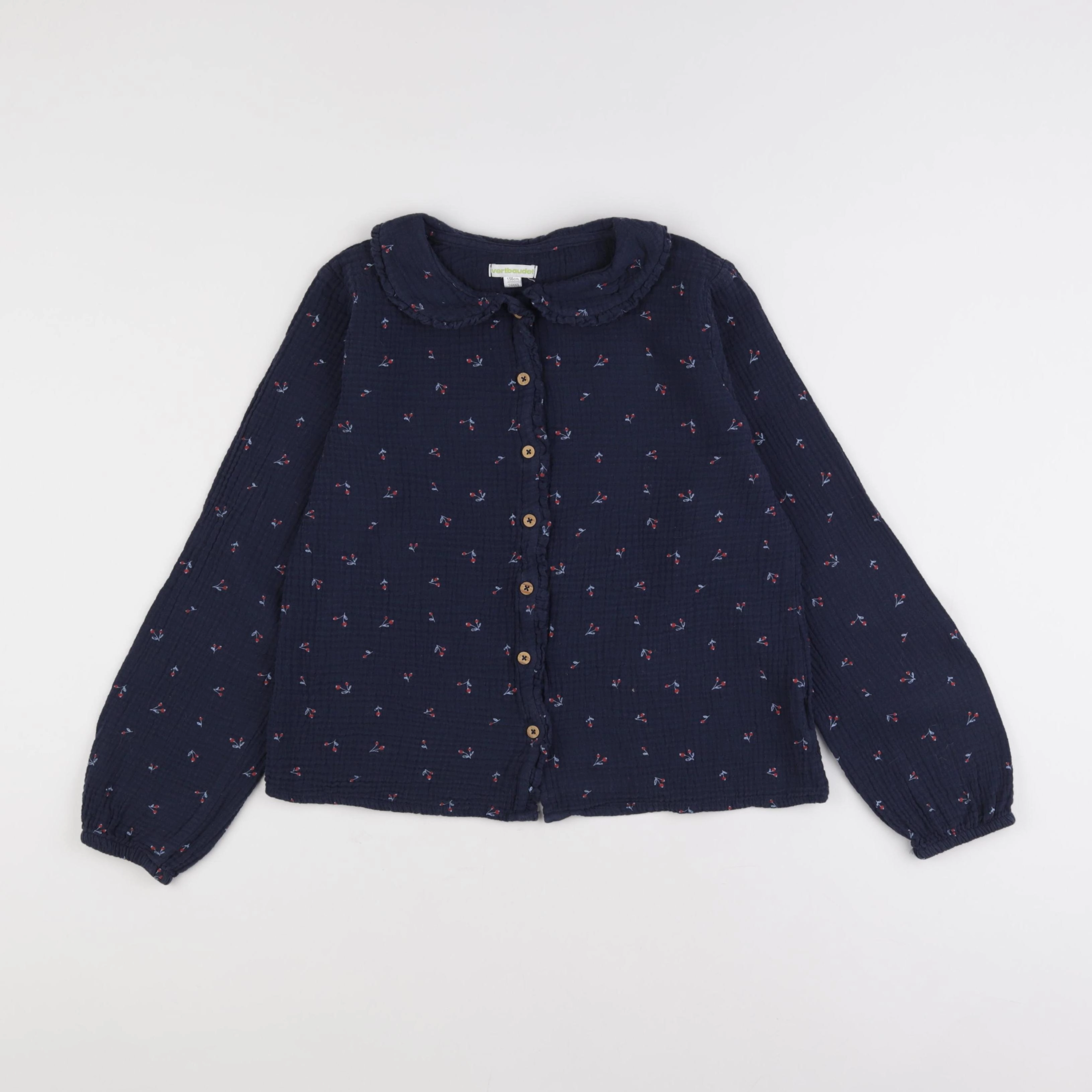 Vertbaudet - blouse bleu - 14 ans