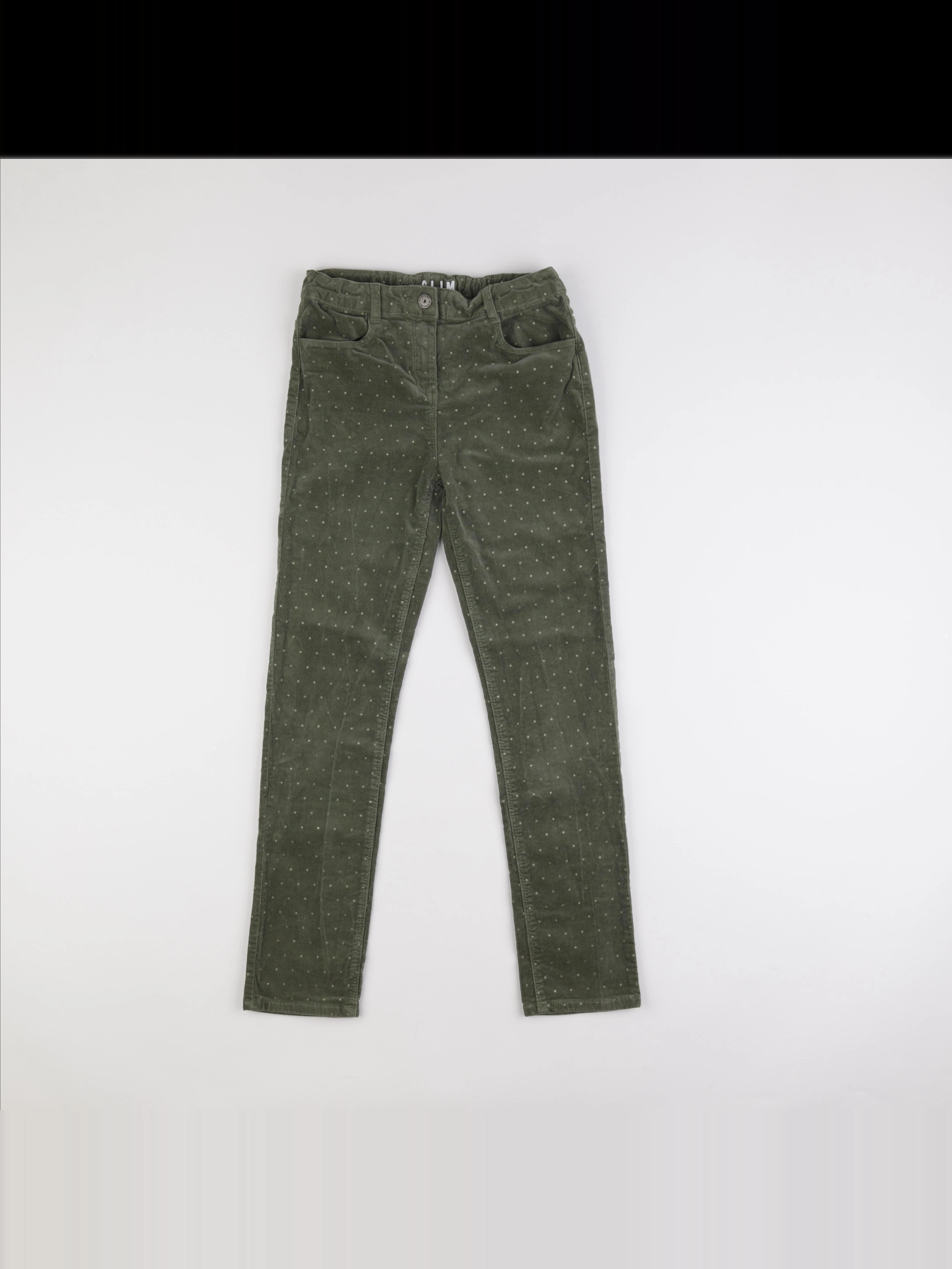Vertbaudet - pantalon vert - 14 ans