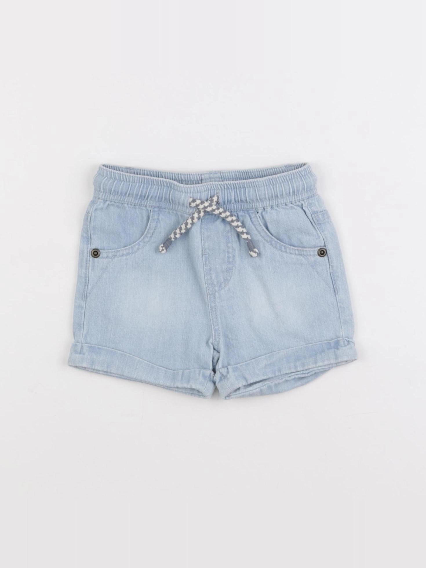 Vertbaudet - short bleu - 9 mois