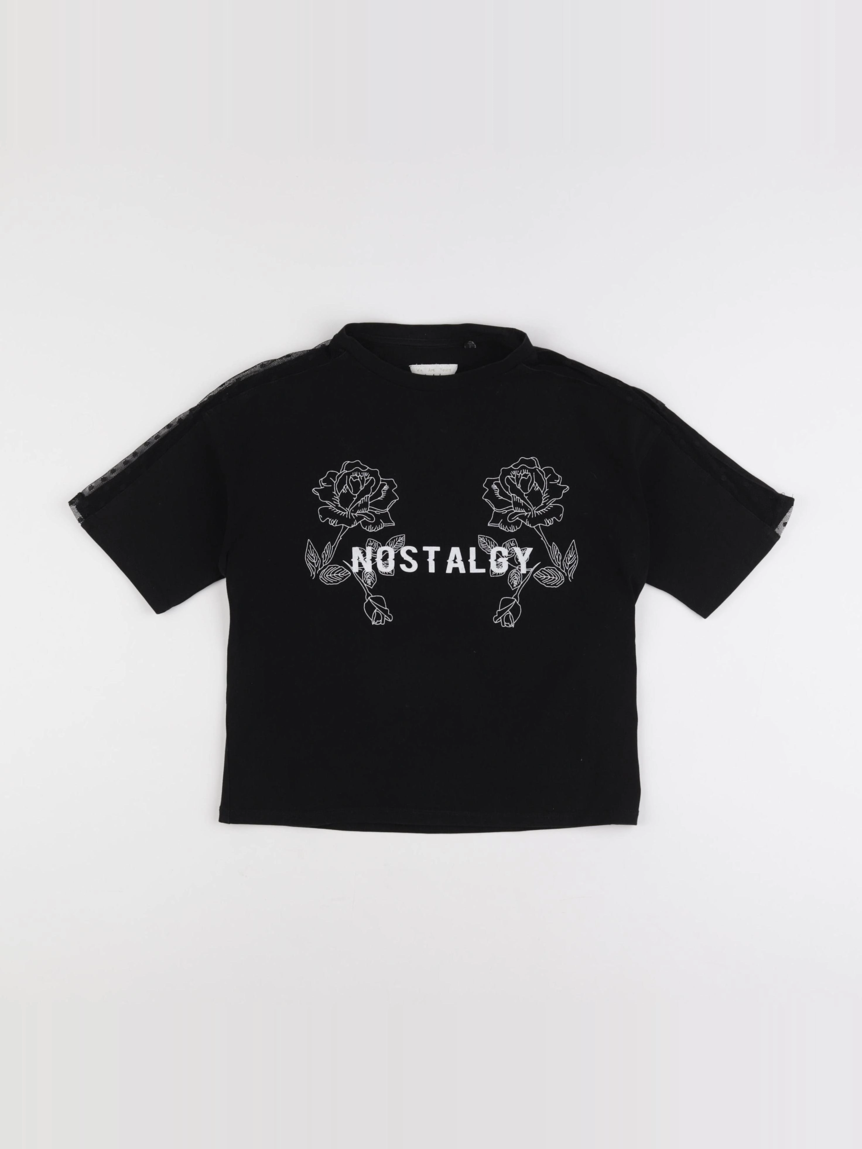 IKKS - tee-shirt noir - 10 ans