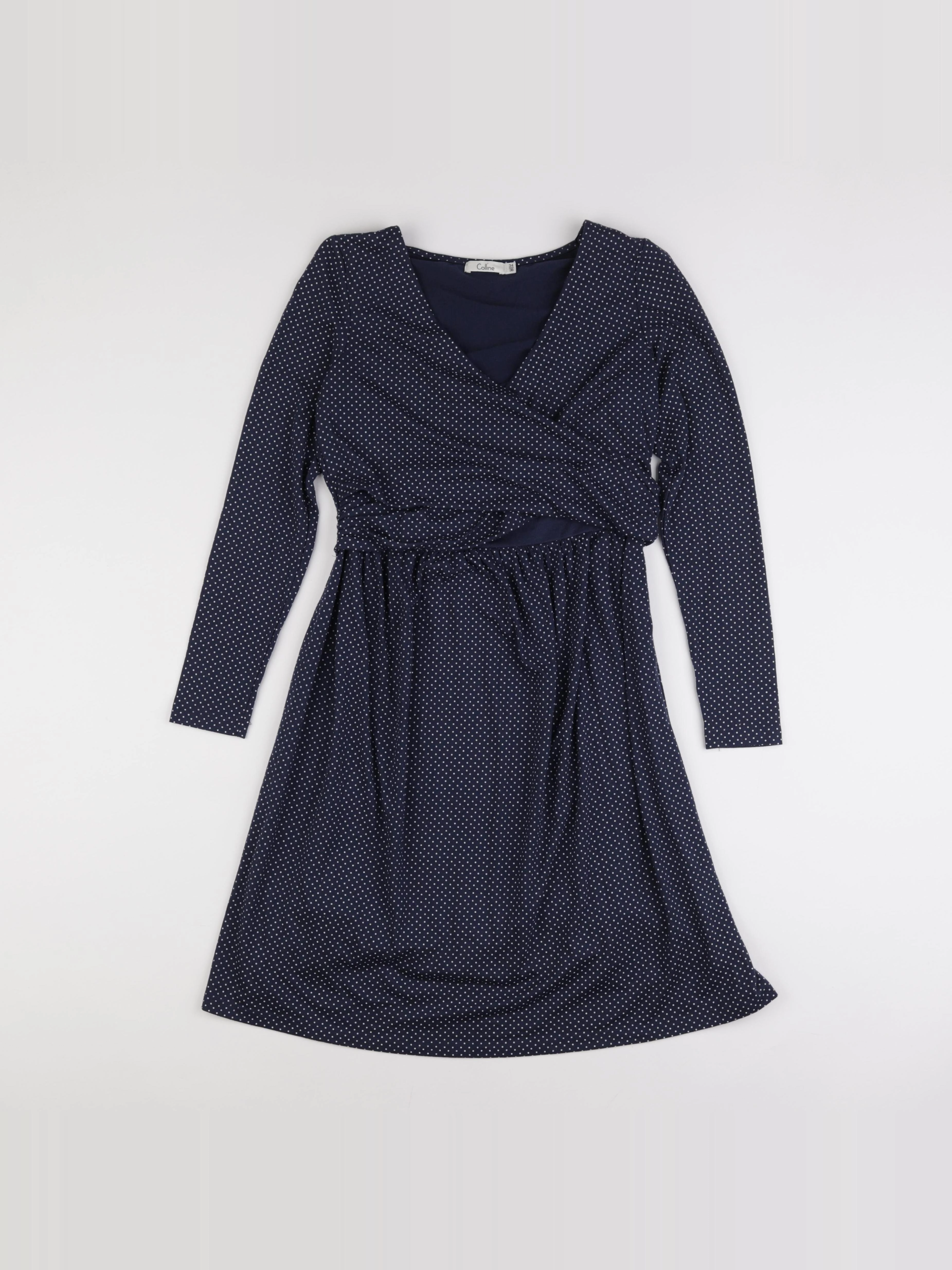 Vertbaudet - robe grossesse bleu - 34 à 36