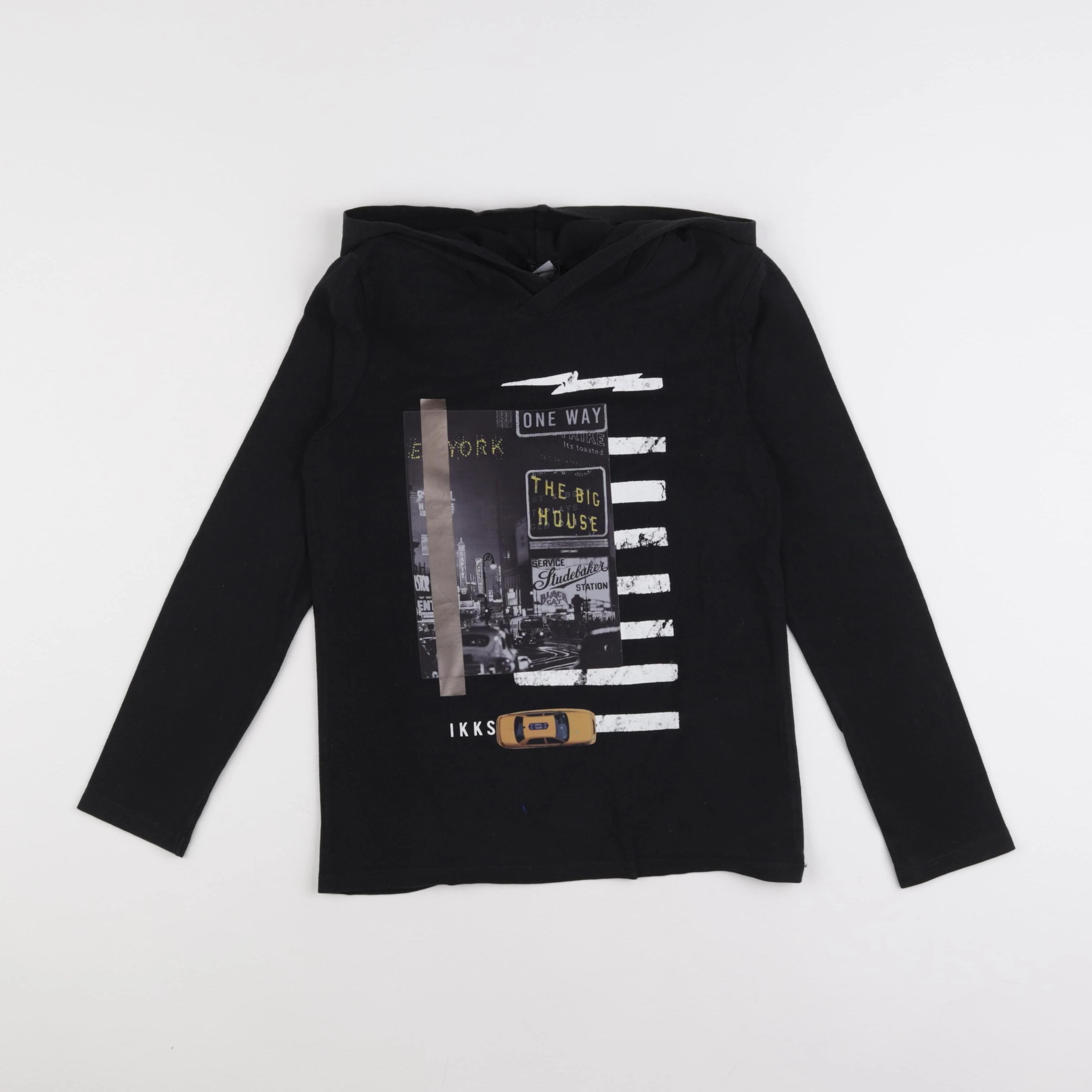 IKKS - tee-shirt noir - 10 ans