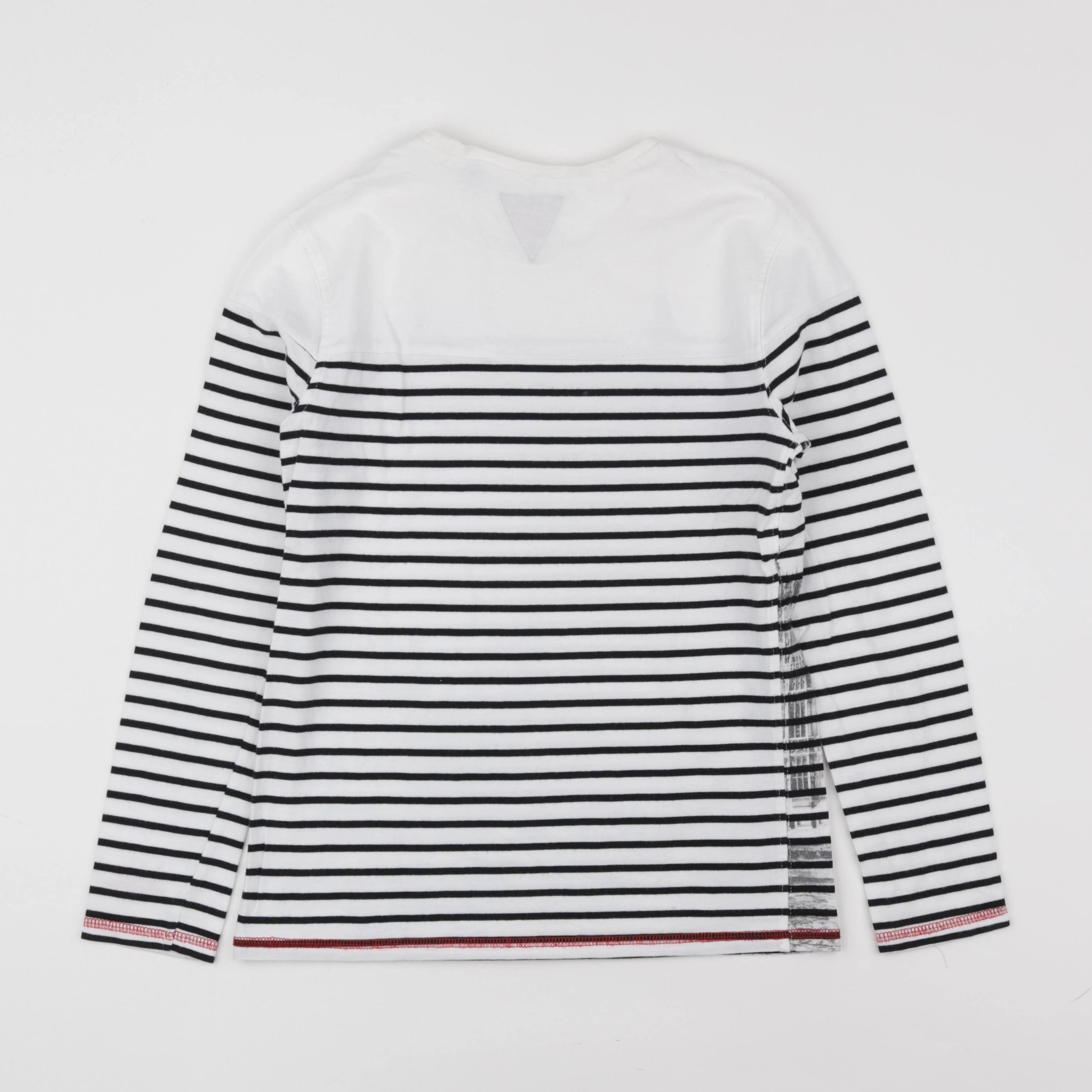 IKKS - tee-shirt blanc, bleu - 10 ans