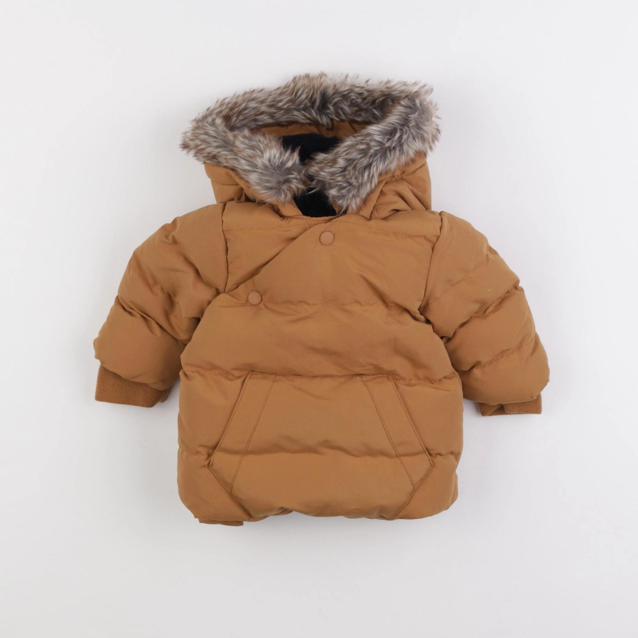 Vertbaudet - doudoune marron - 3 mois