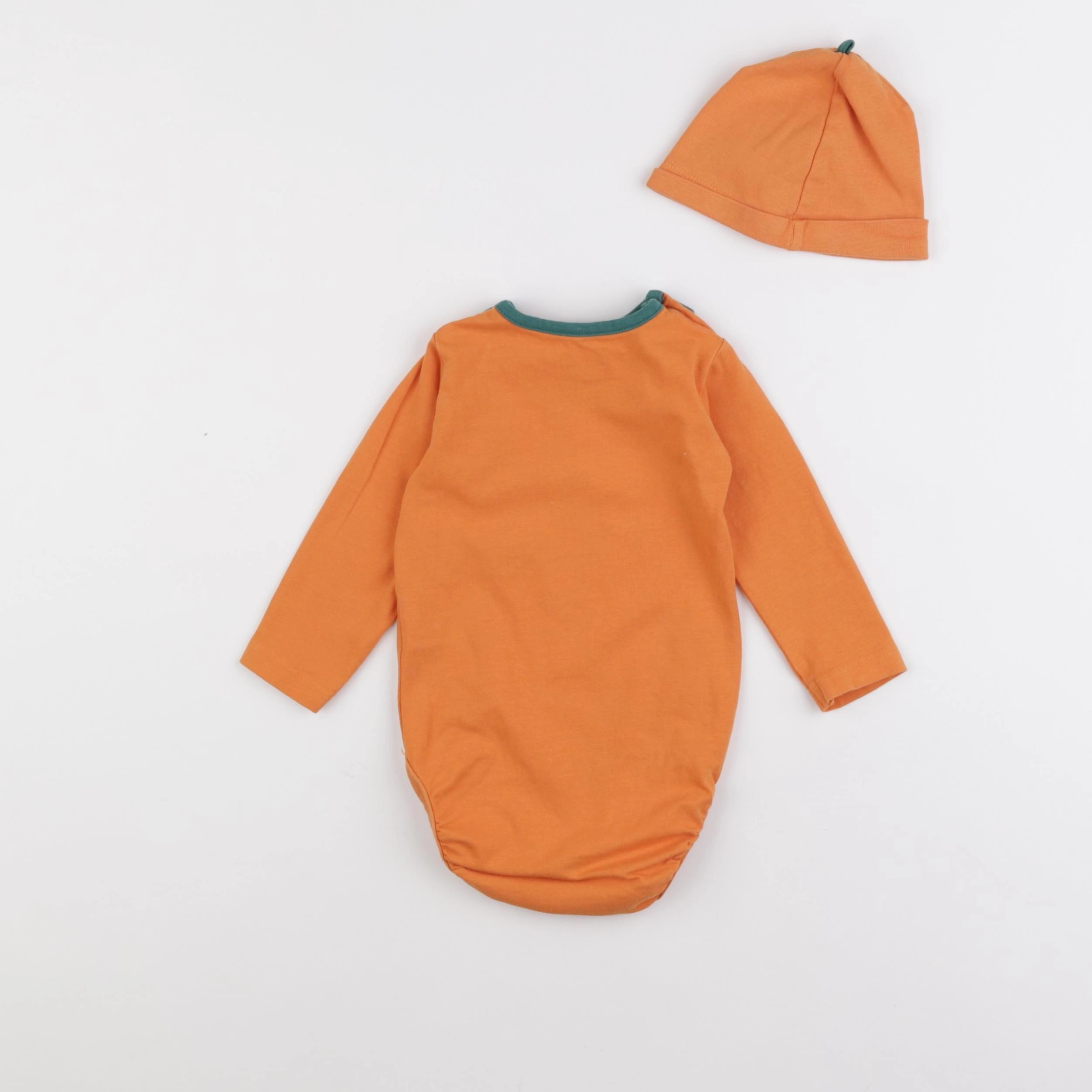 H&M - body orange - 3/6 mois