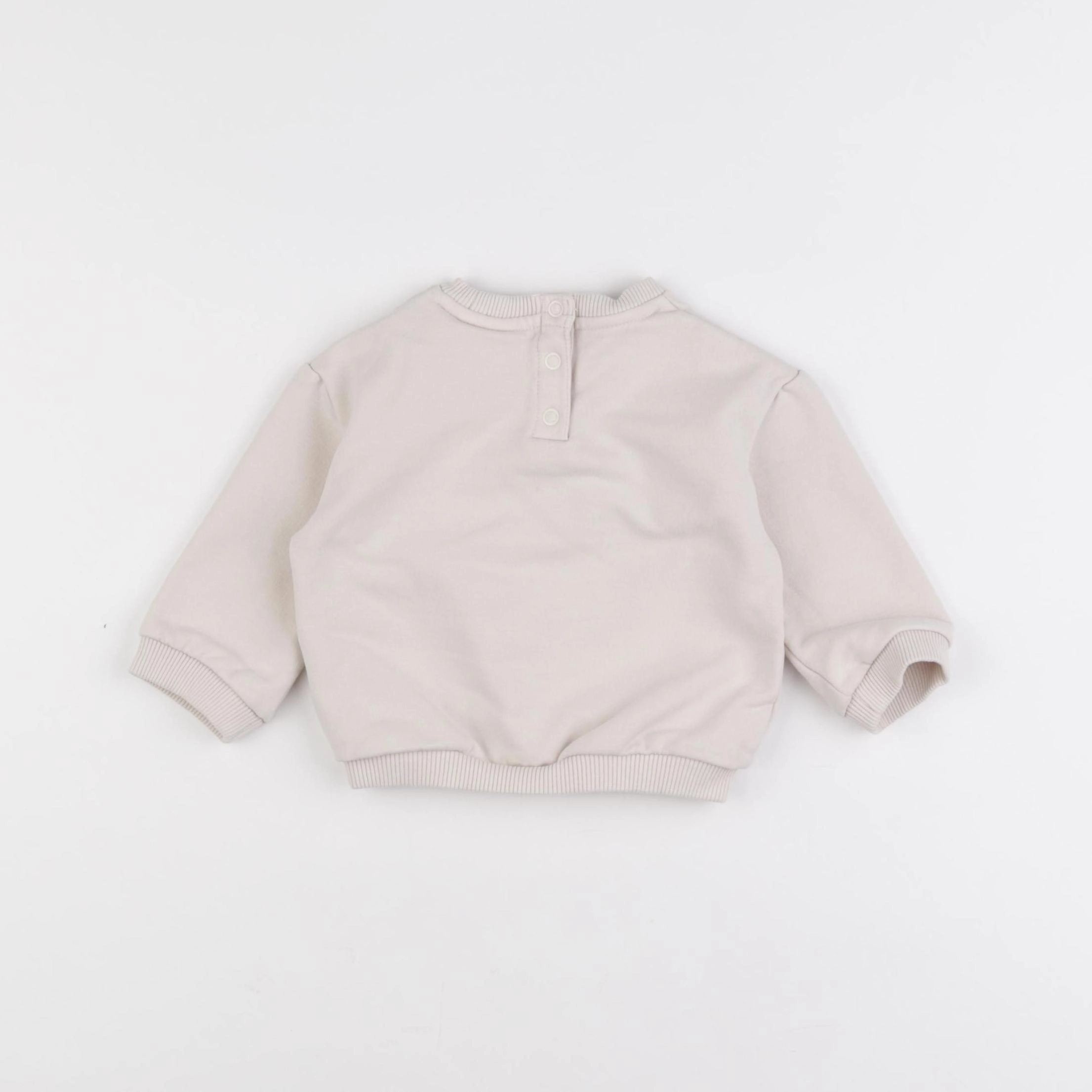 Tape à l'oeil - sweat beige - 9 mois
