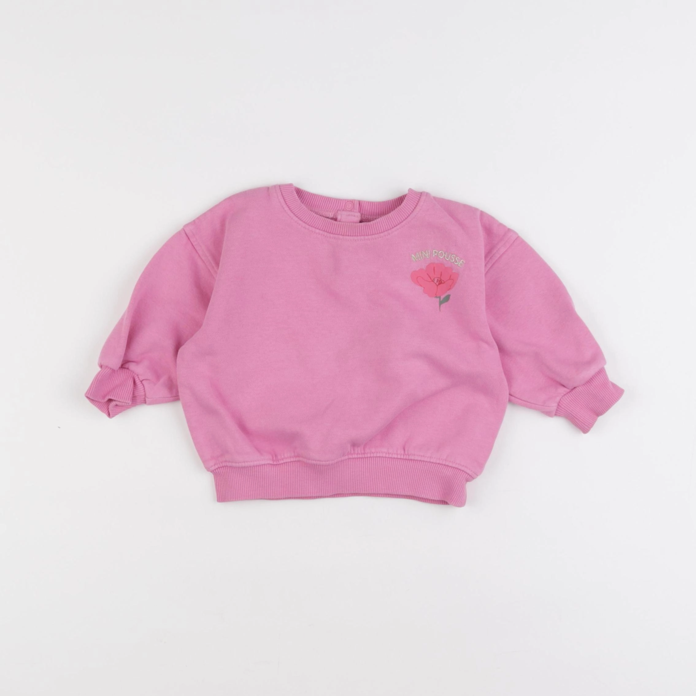Tape à l'oeil - sweat rose - 9 mois