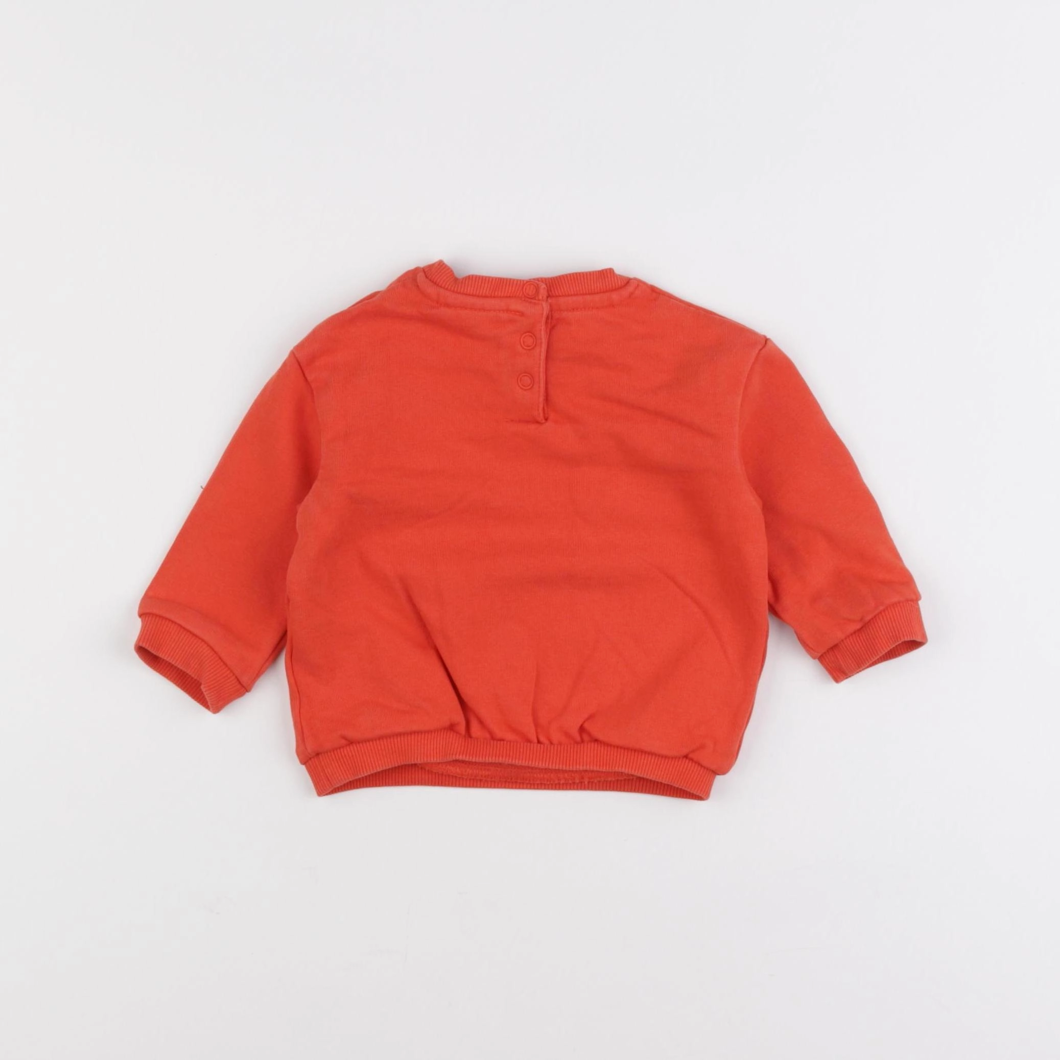 Tape à l'oeil - sweat orange - 9 mois