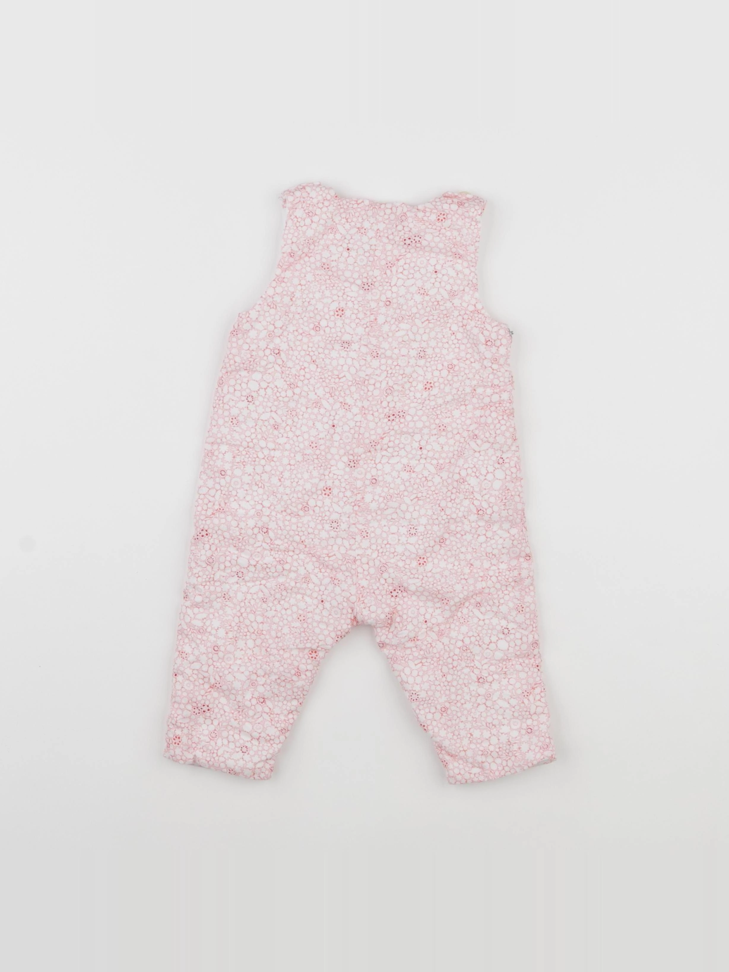 Jacadi - combinaison liberty blanc, rouge - 6 mois