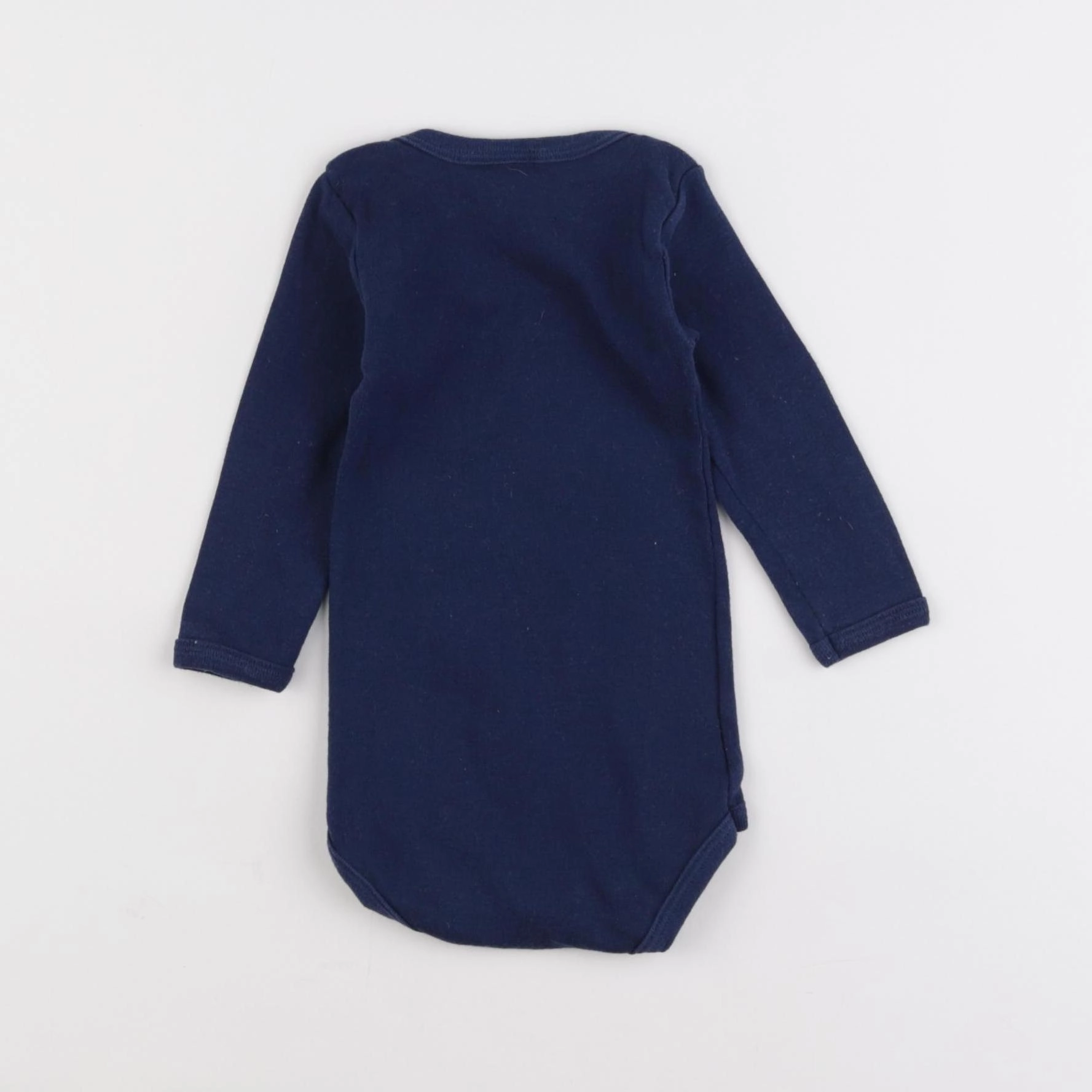 Petit Bateau - body bleu - 6 mois