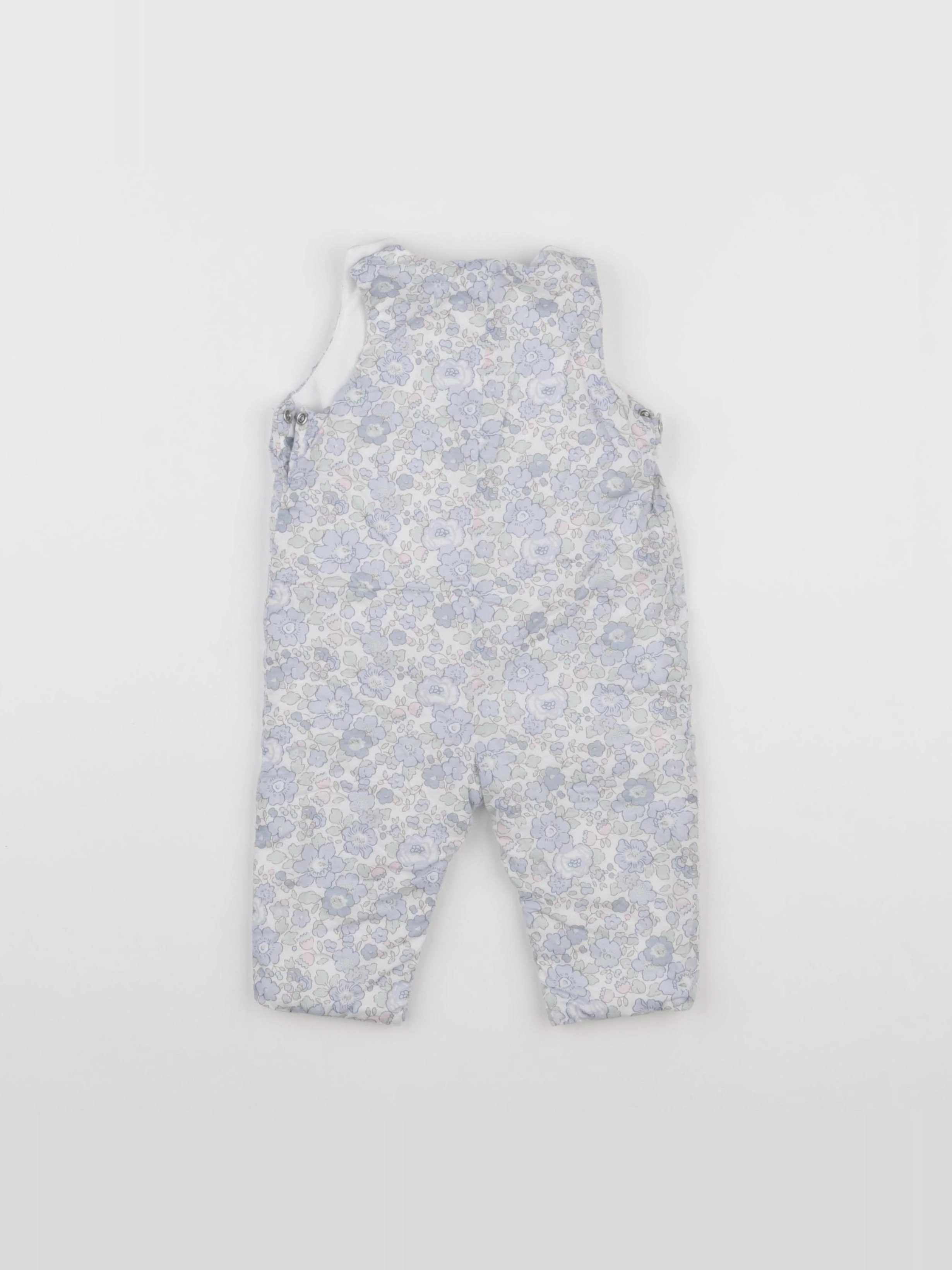 Jacadi - combinaison liberty blanc, bleu - 6 mois