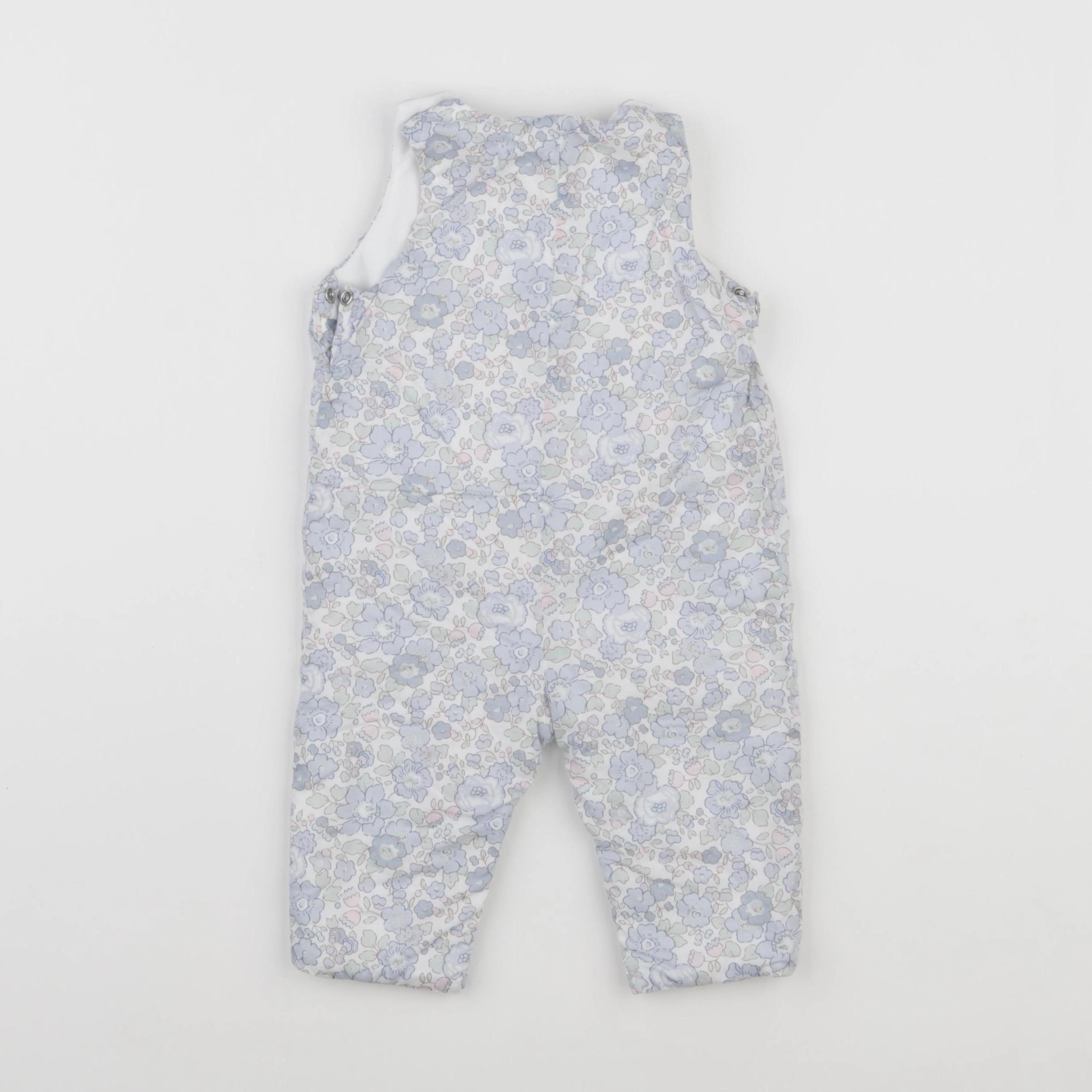 Jacadi - combinaison liberty blanc, bleu - 6 mois