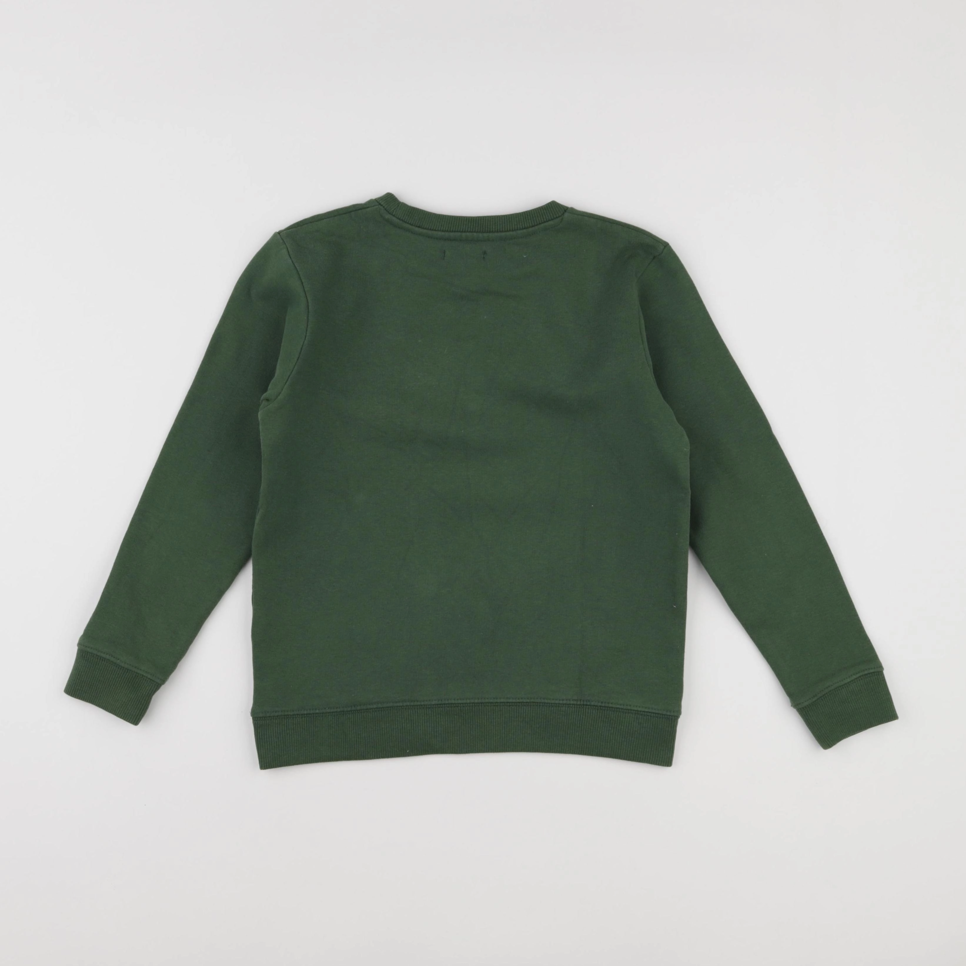 Vertbaudet - sweat vert - 8 ans