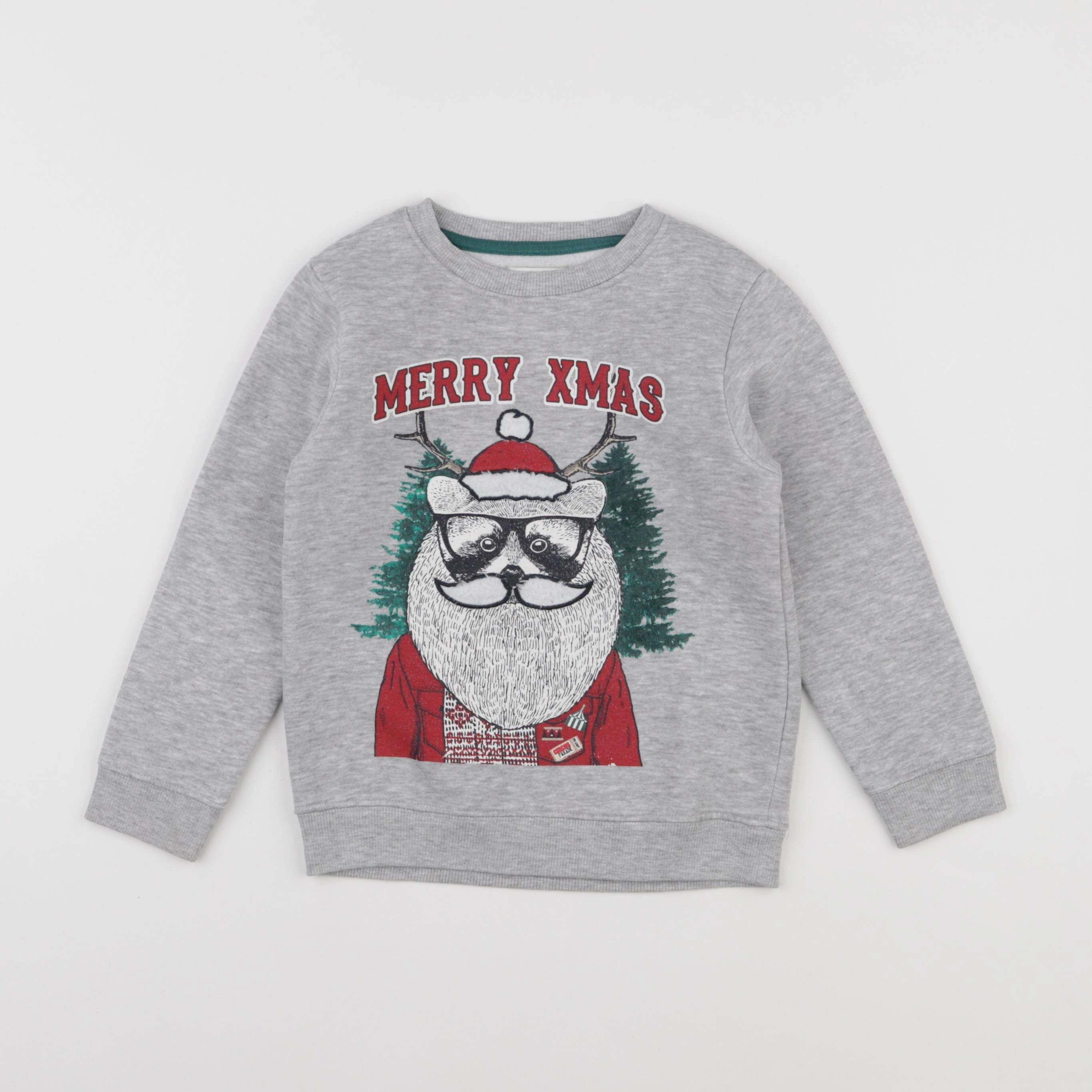 Vertbaudet - sweat gris - 5 ans