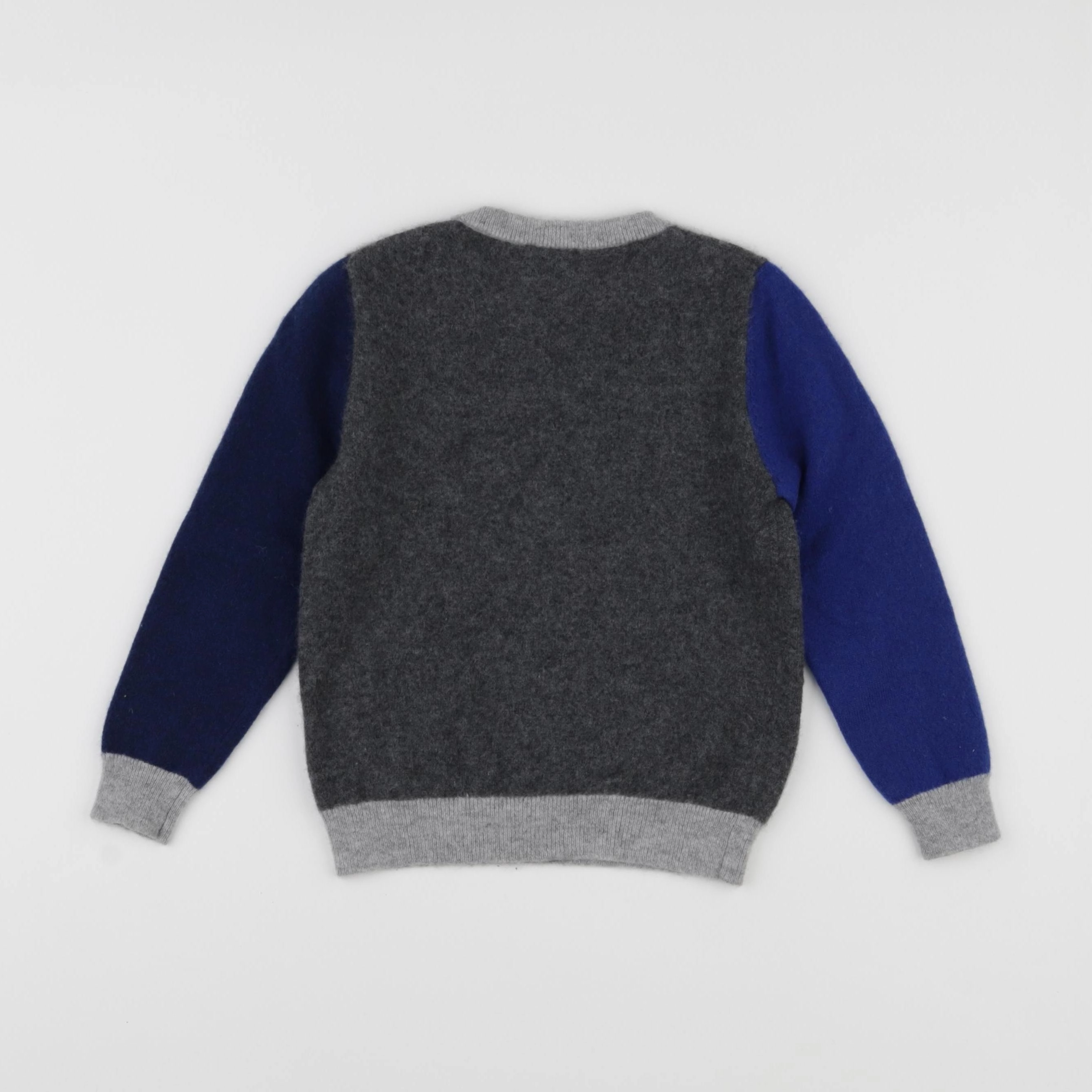 Jacadi - pull gris, bleu - 6 ans