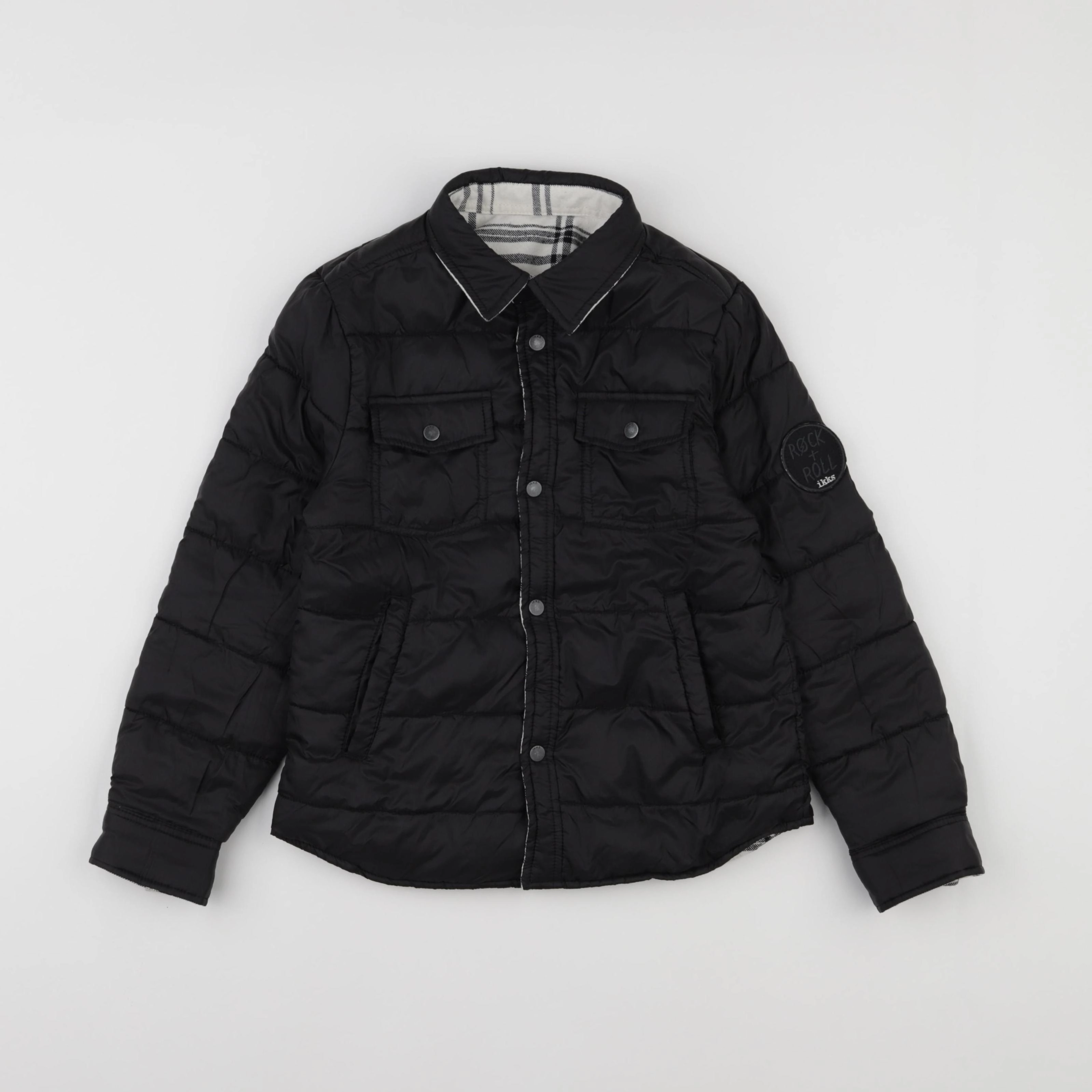 IKKS - doudoune noir, blanc - 8 ans