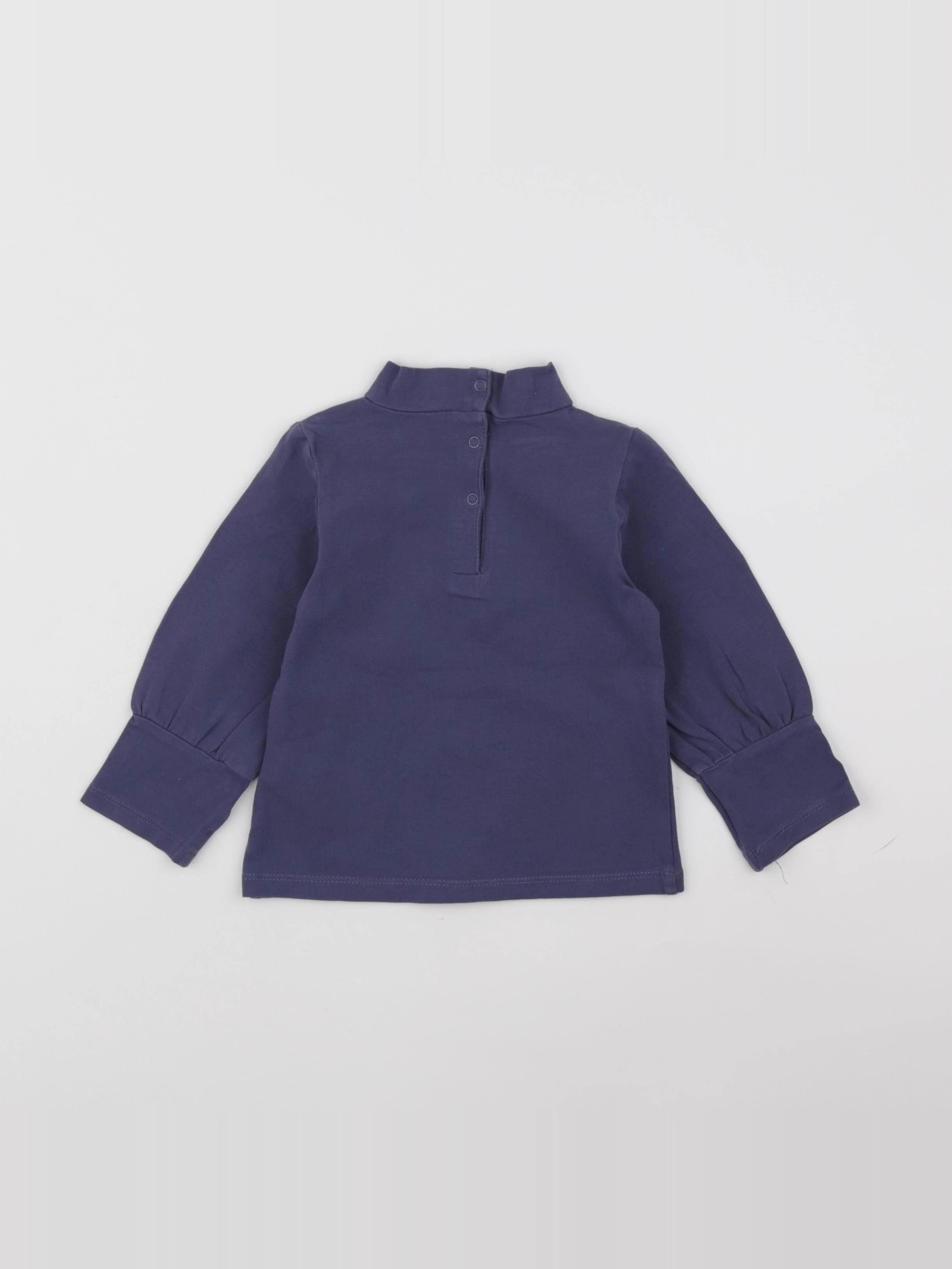 Vertbaudet - sous-pull bleu - 2 ans