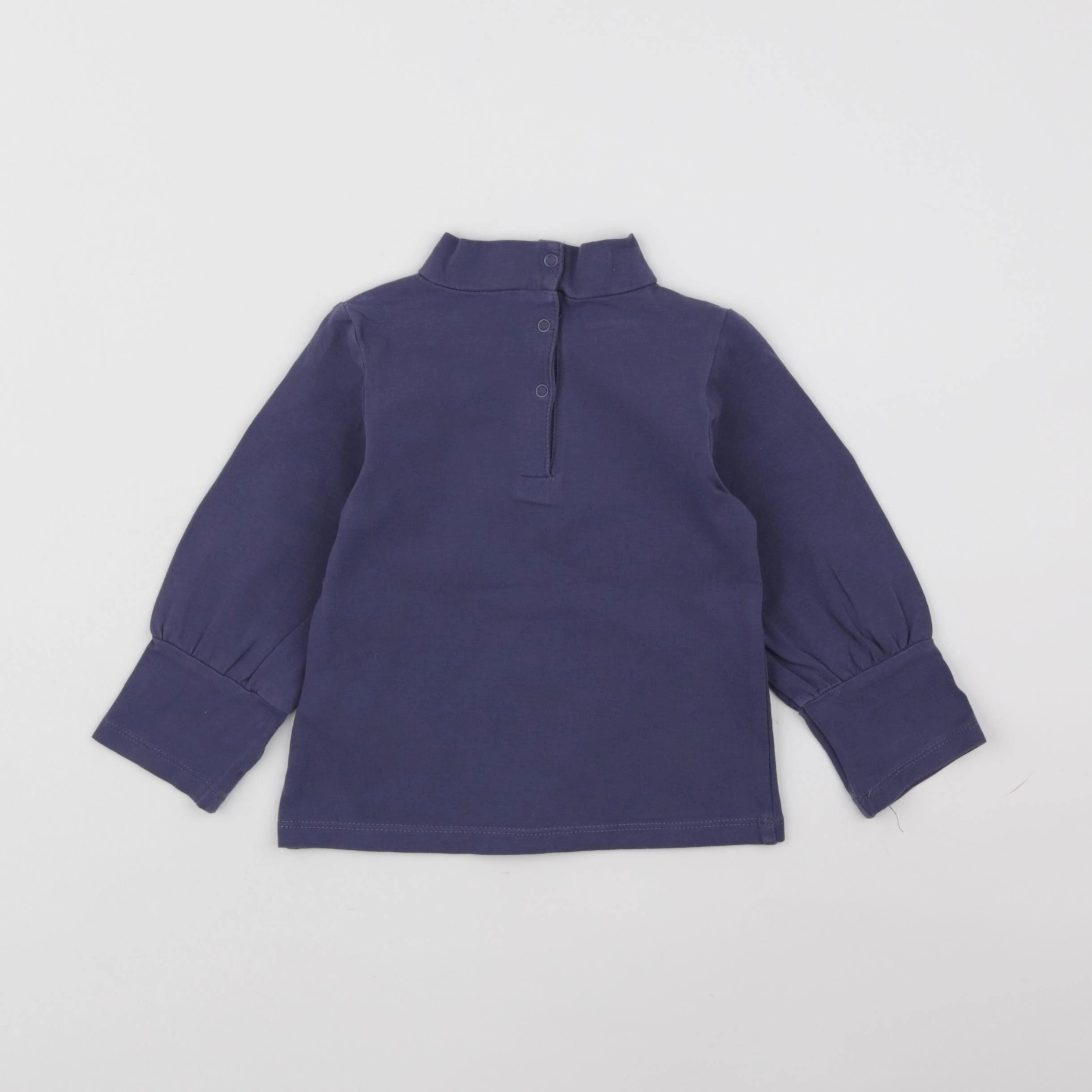 Vertbaudet - sous-pull bleu - 2 ans