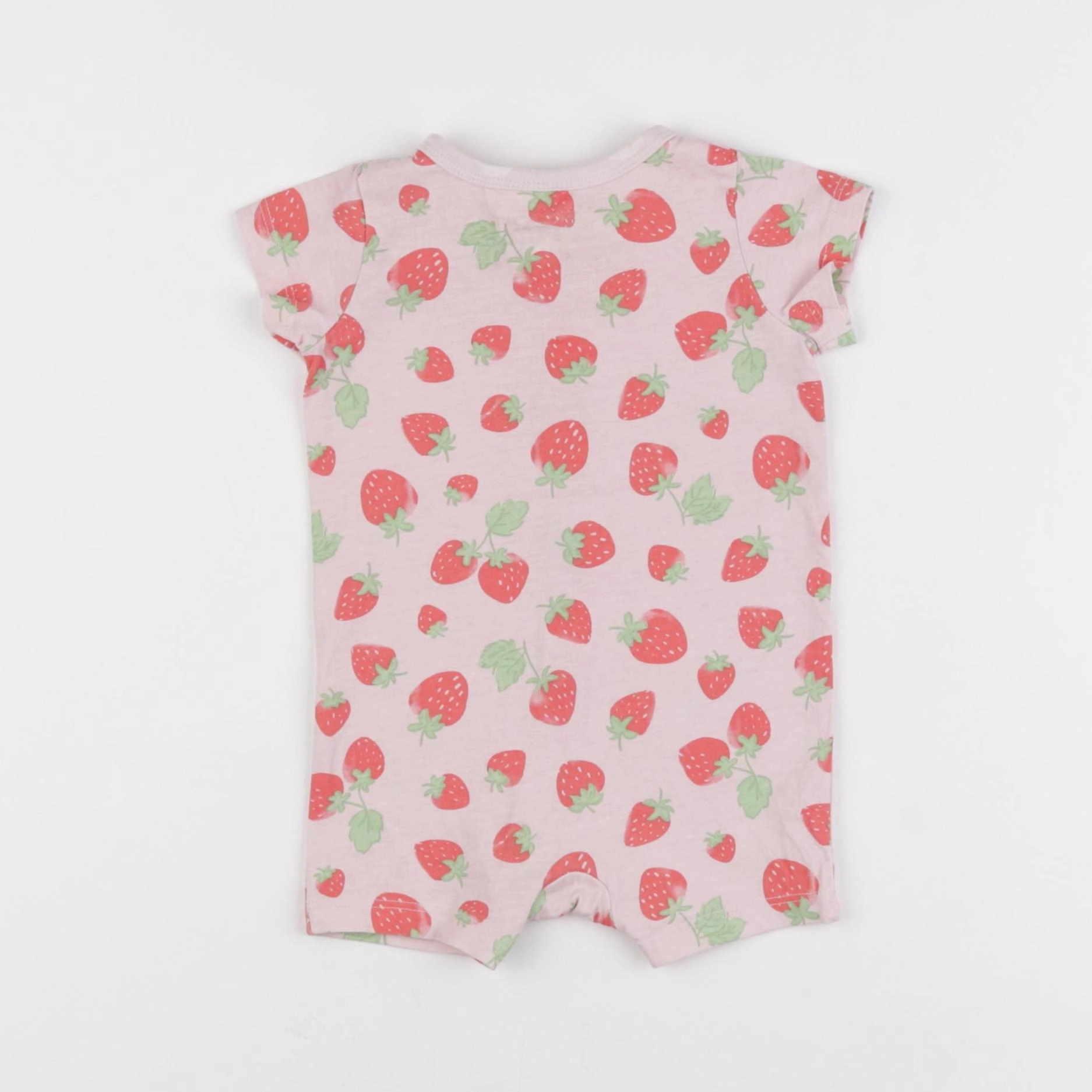 H&M - pyjama coton rose - 1/3 mois