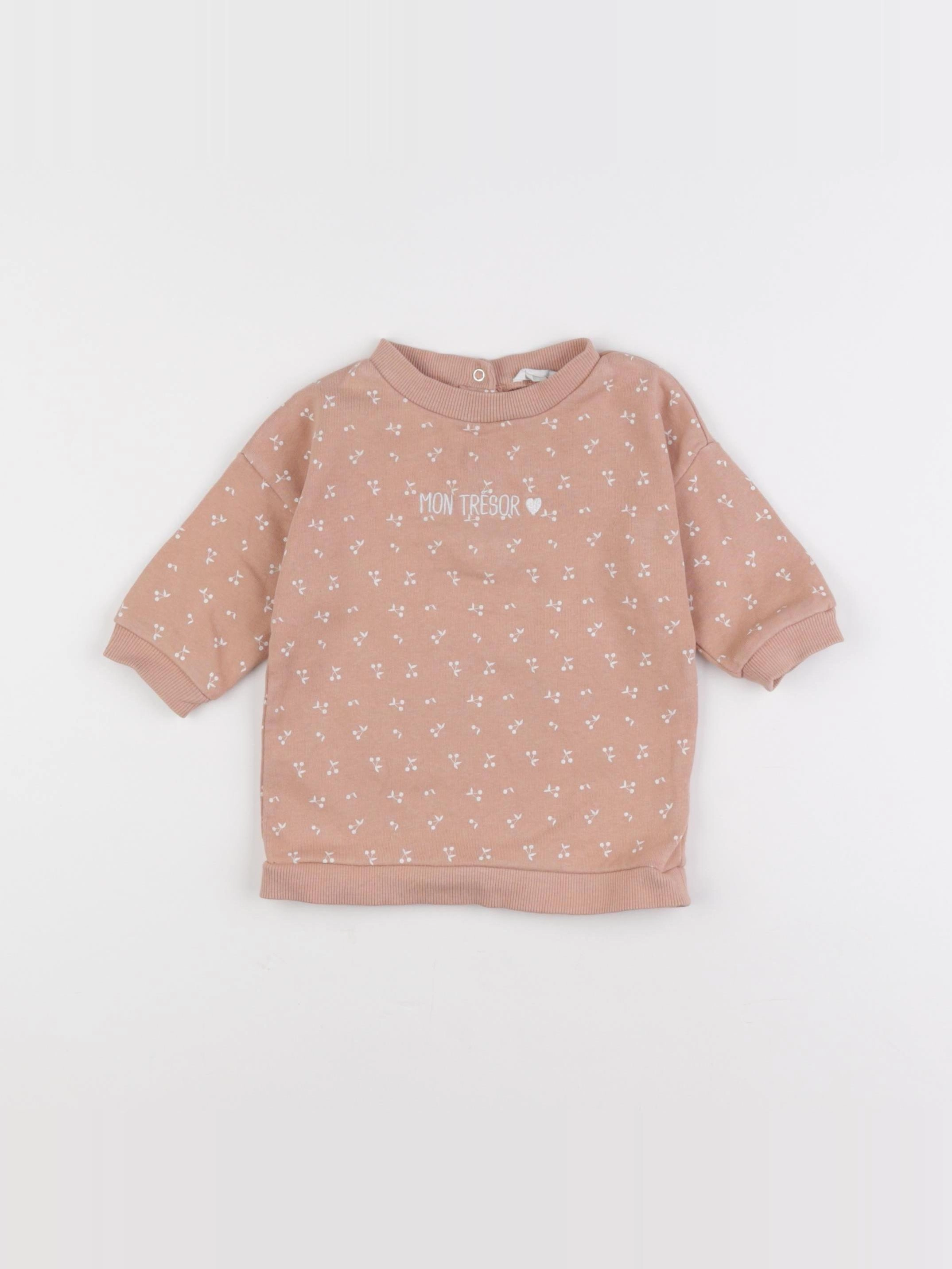 Vertbaudet - robe rose - 6 mois