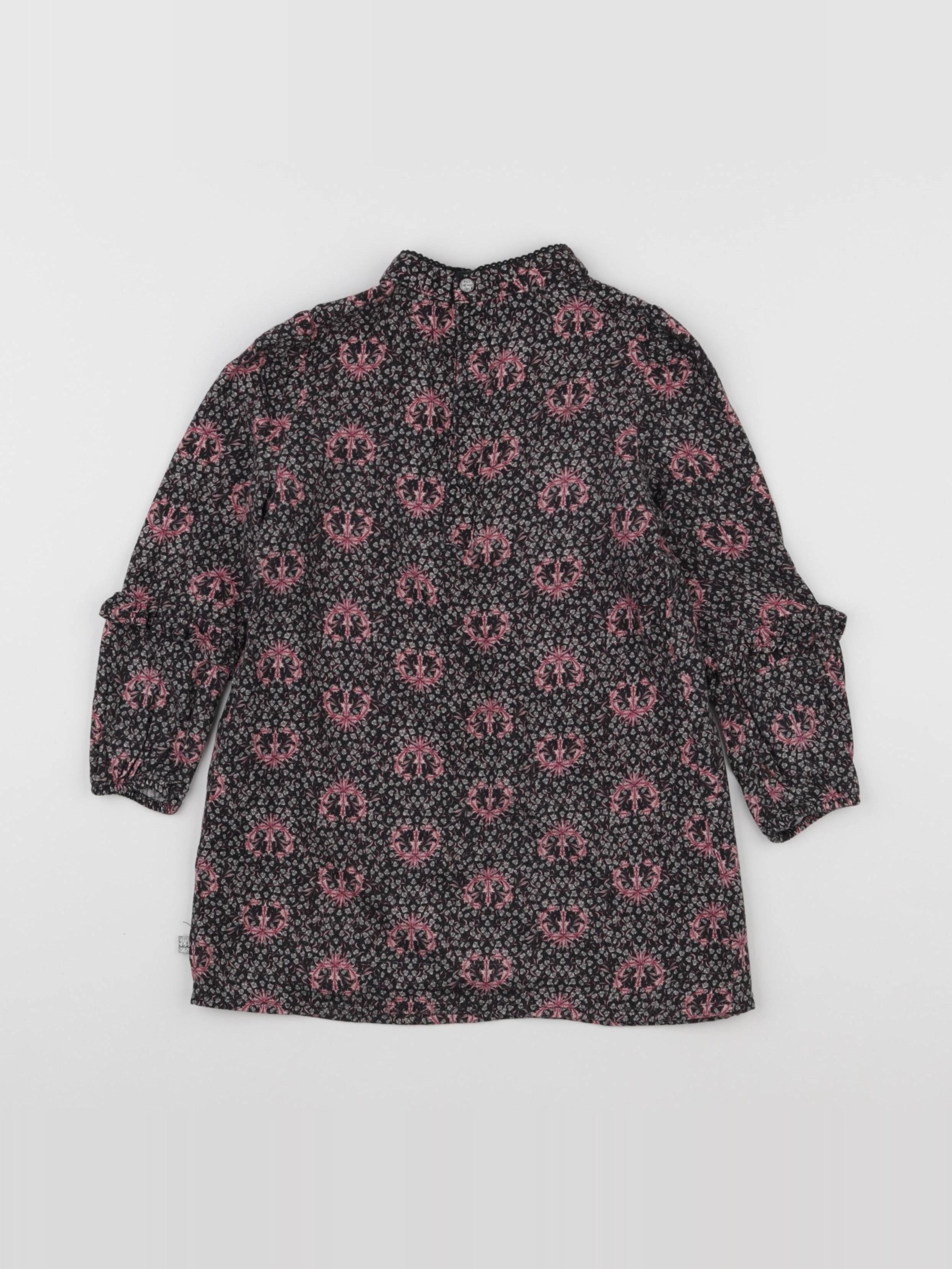 IKKS - robe noir, rose - 3 ans