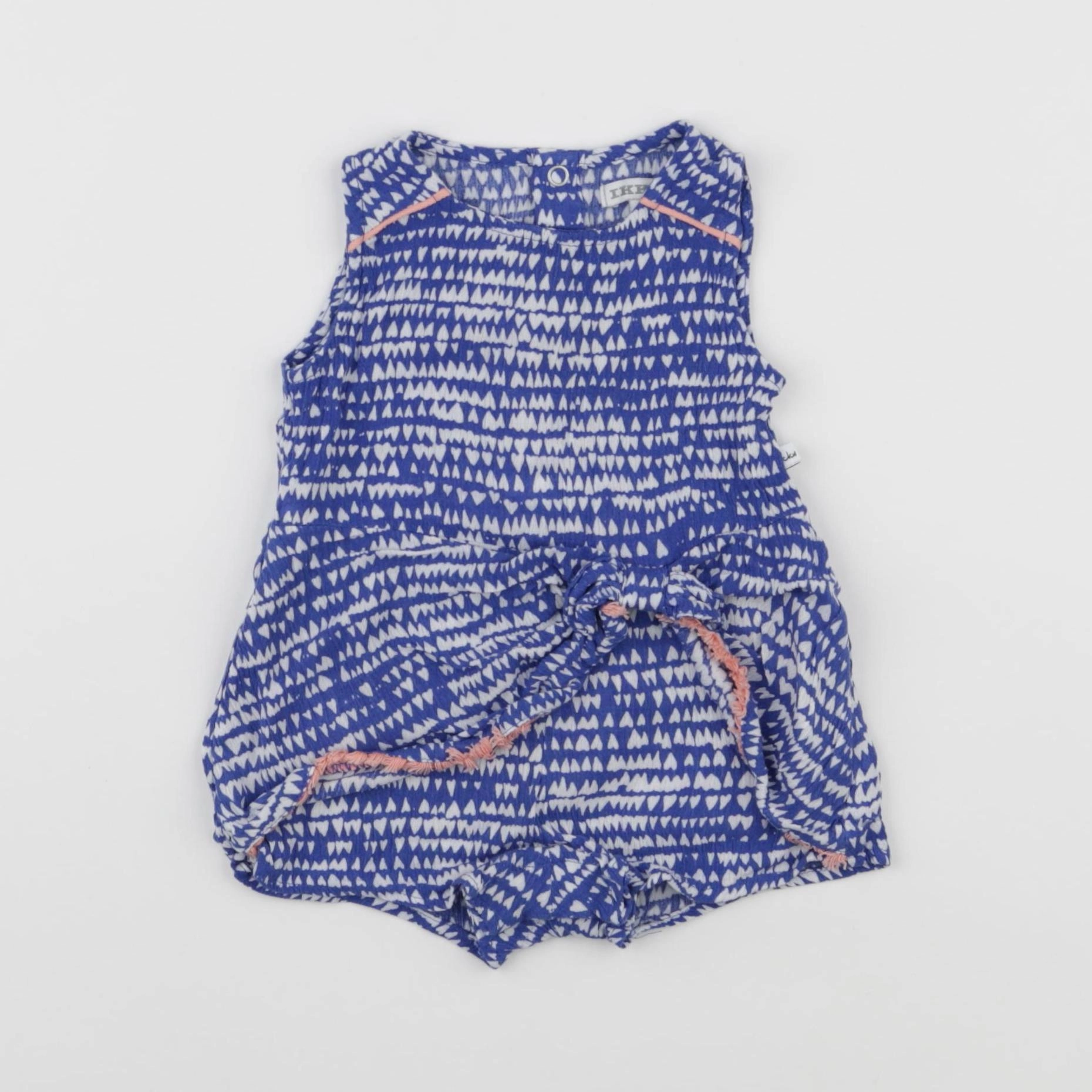 IKKS - combinaison bleu, rose - 6 mois