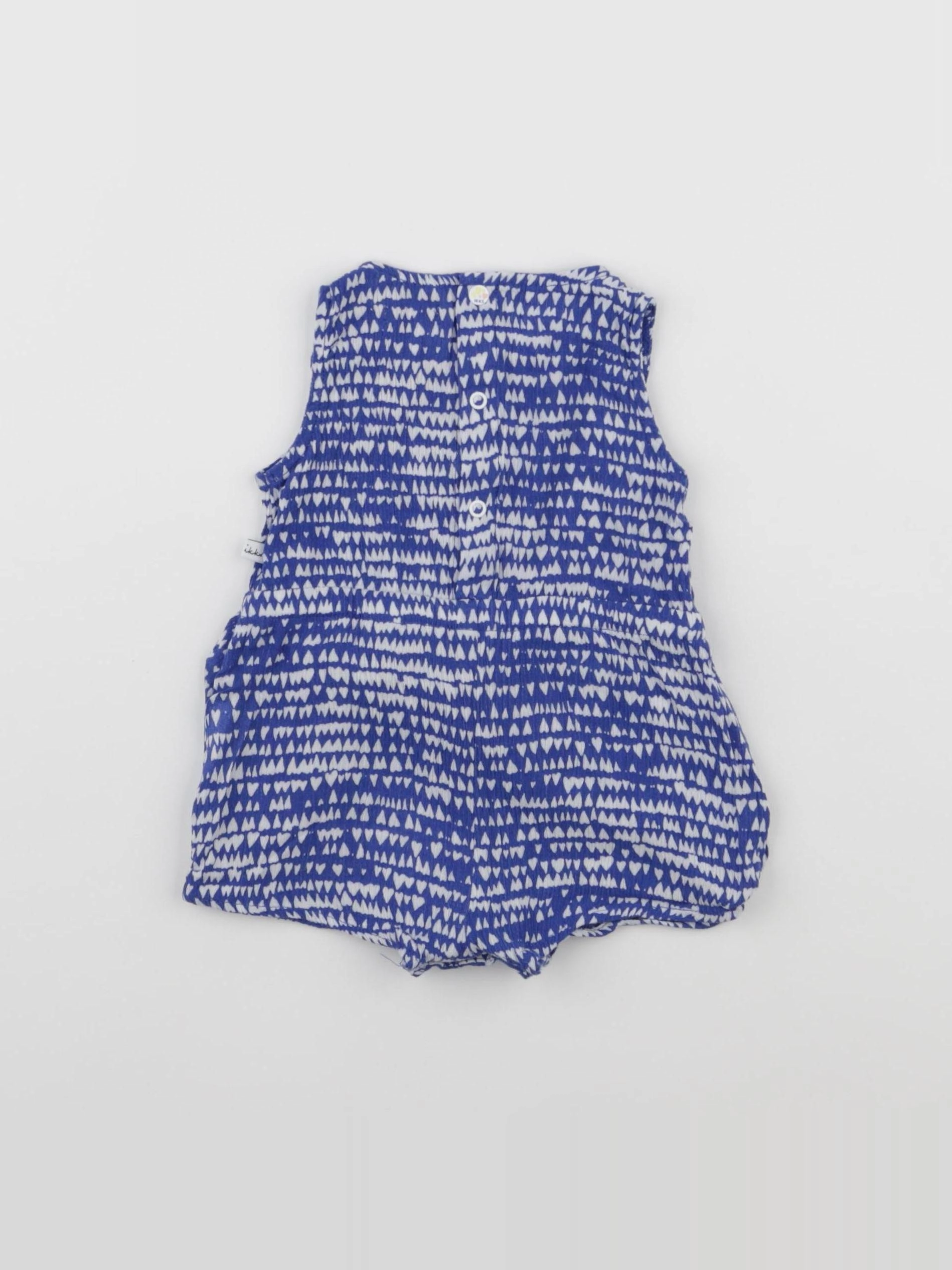 IKKS - combinaison bleu, rose - 6 mois