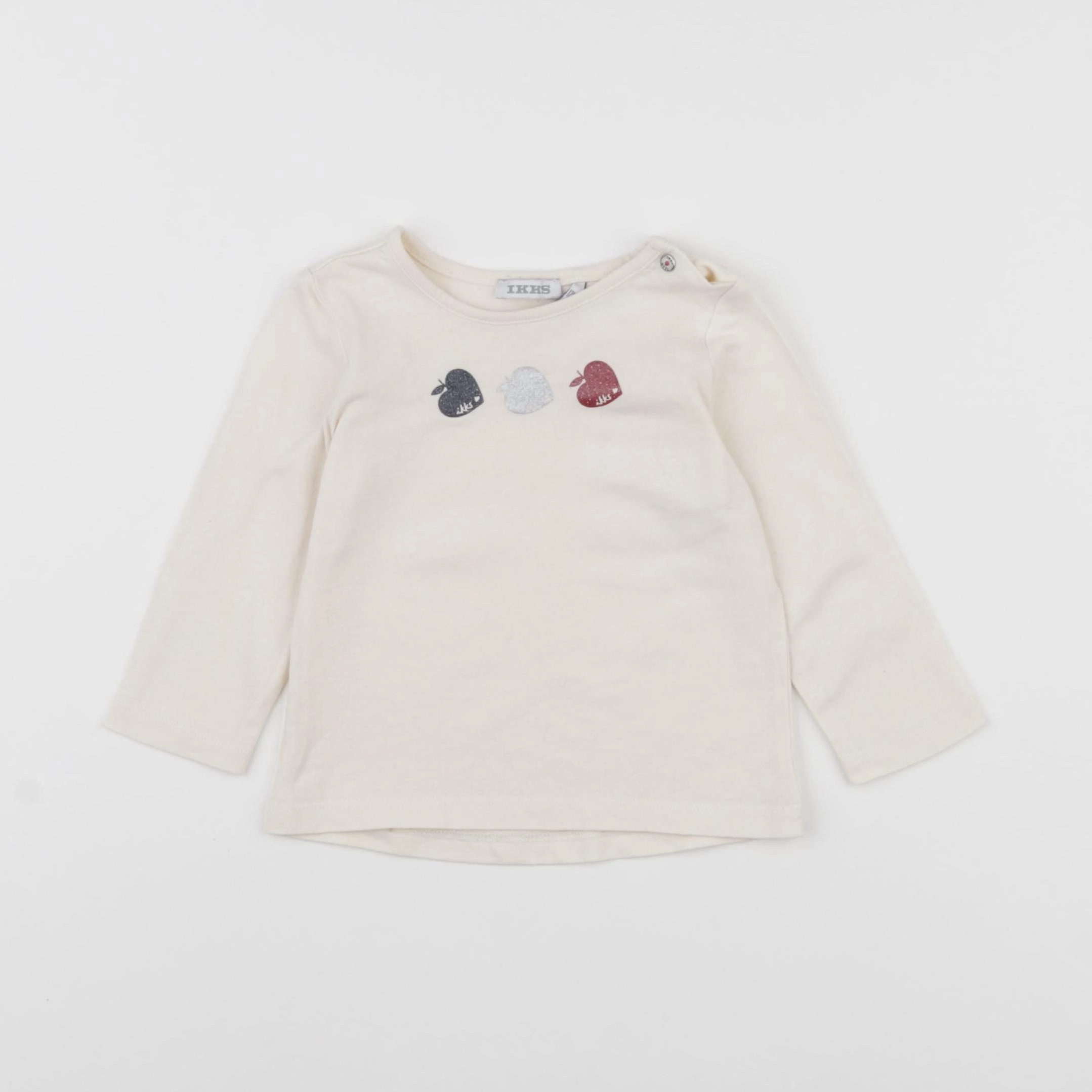 IKKS - tee-shirt beige - 12 mois