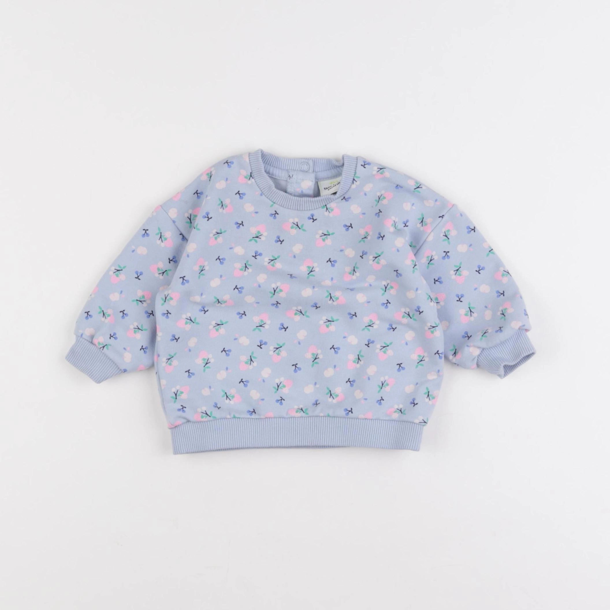Tape à l'oeil - sweat bleu - 6 mois