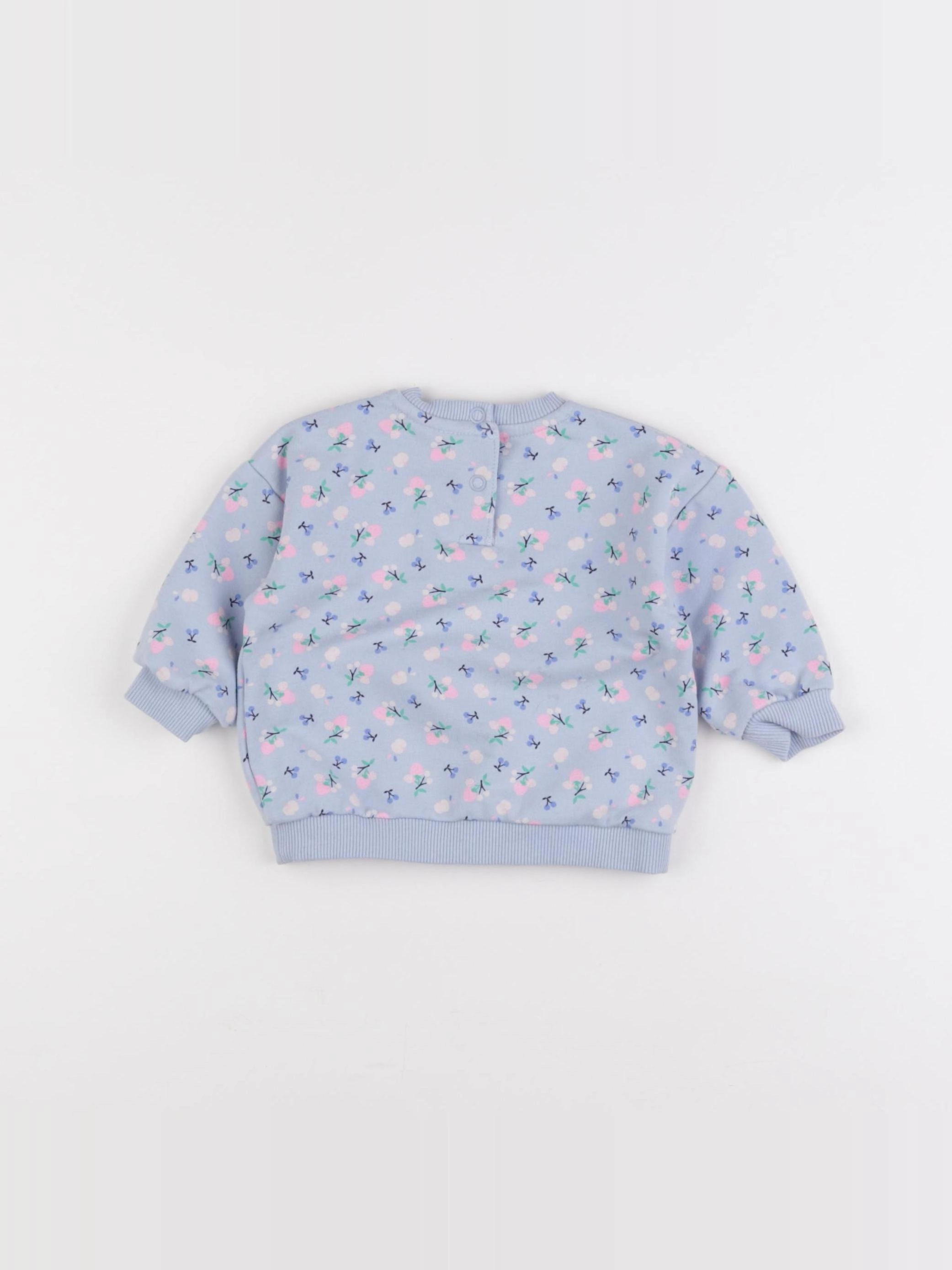 Tape à l'oeil - sweat bleu - 6 mois