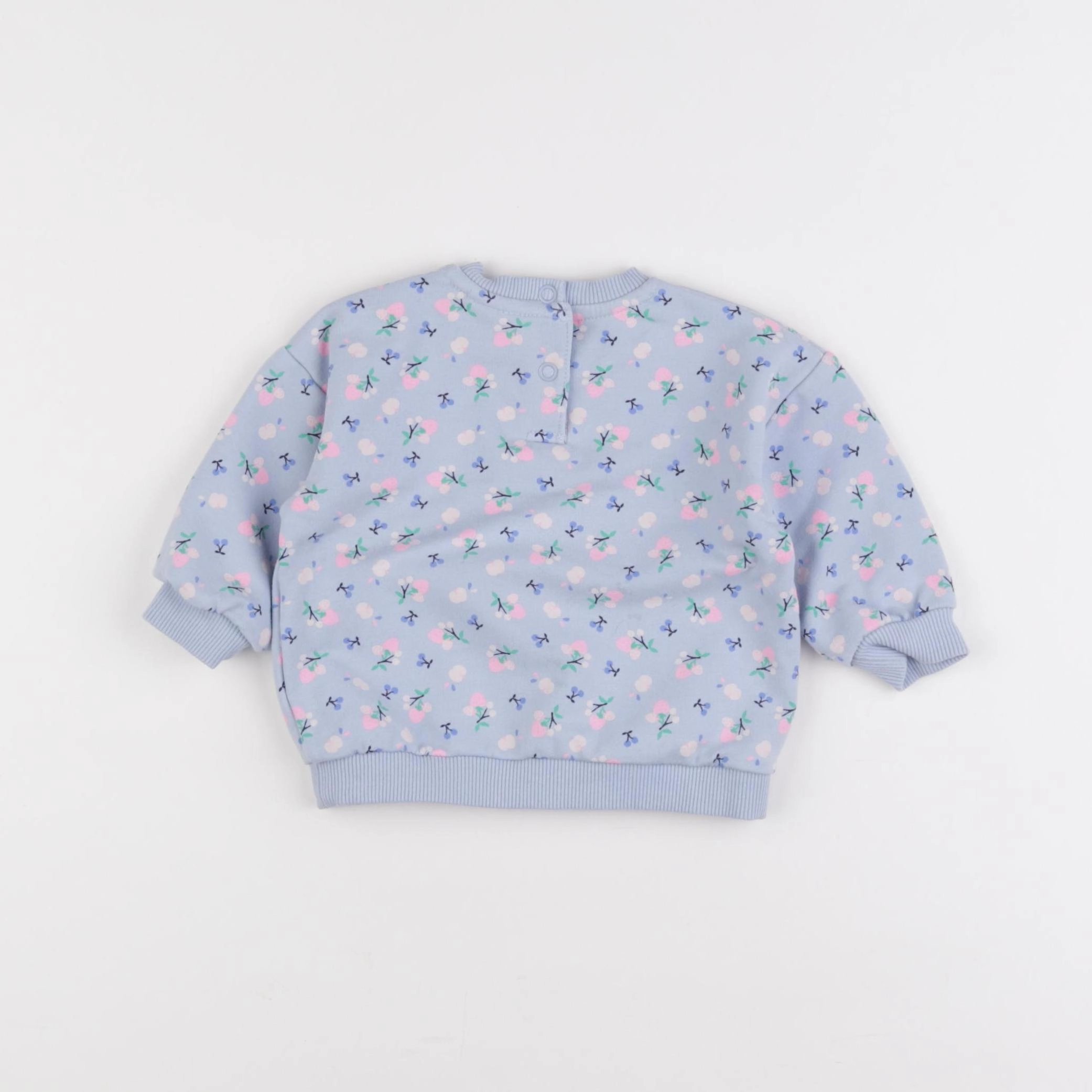 Tape à l'oeil - sweat bleu - 6 mois