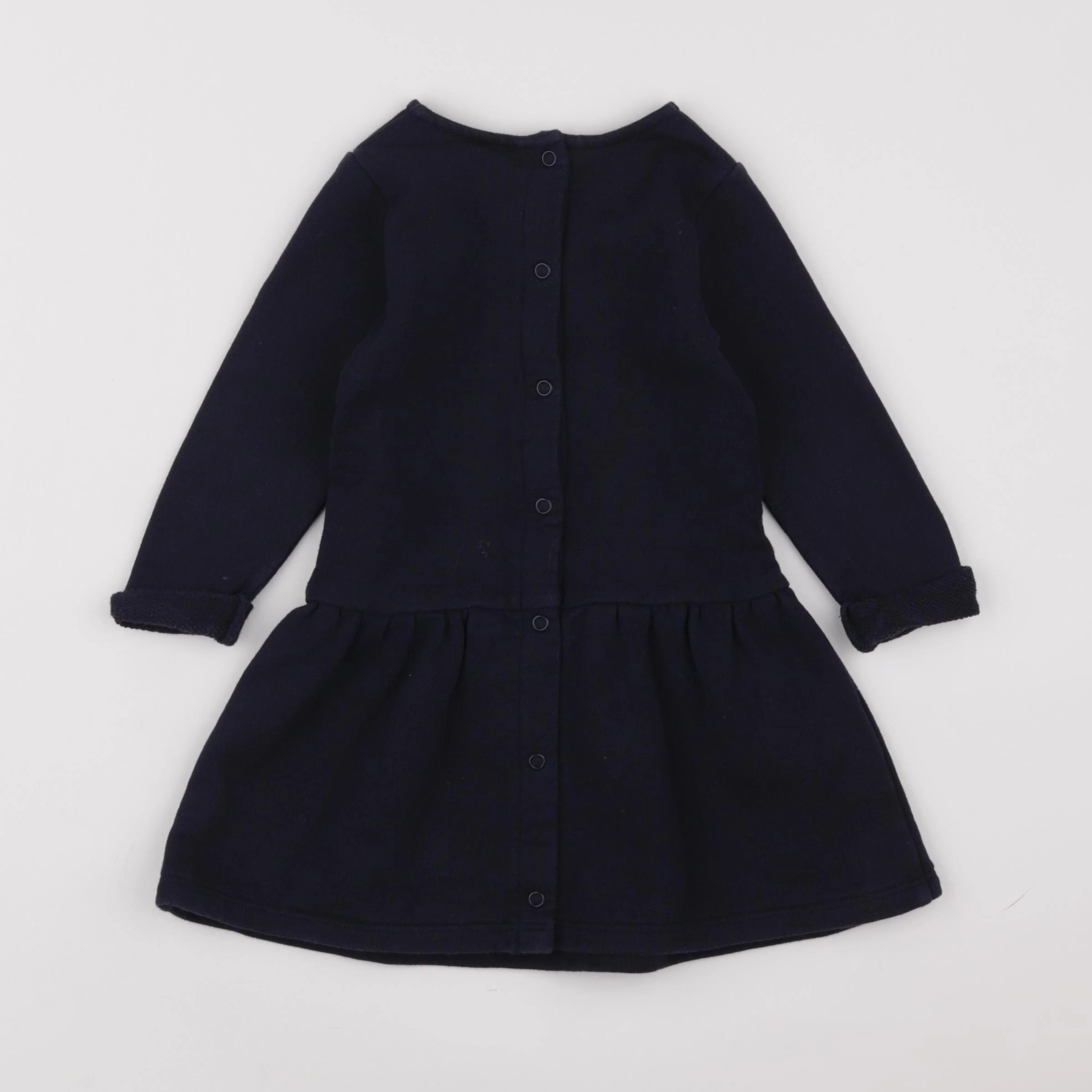 Petit Bateau - robe bleu - 2 ans