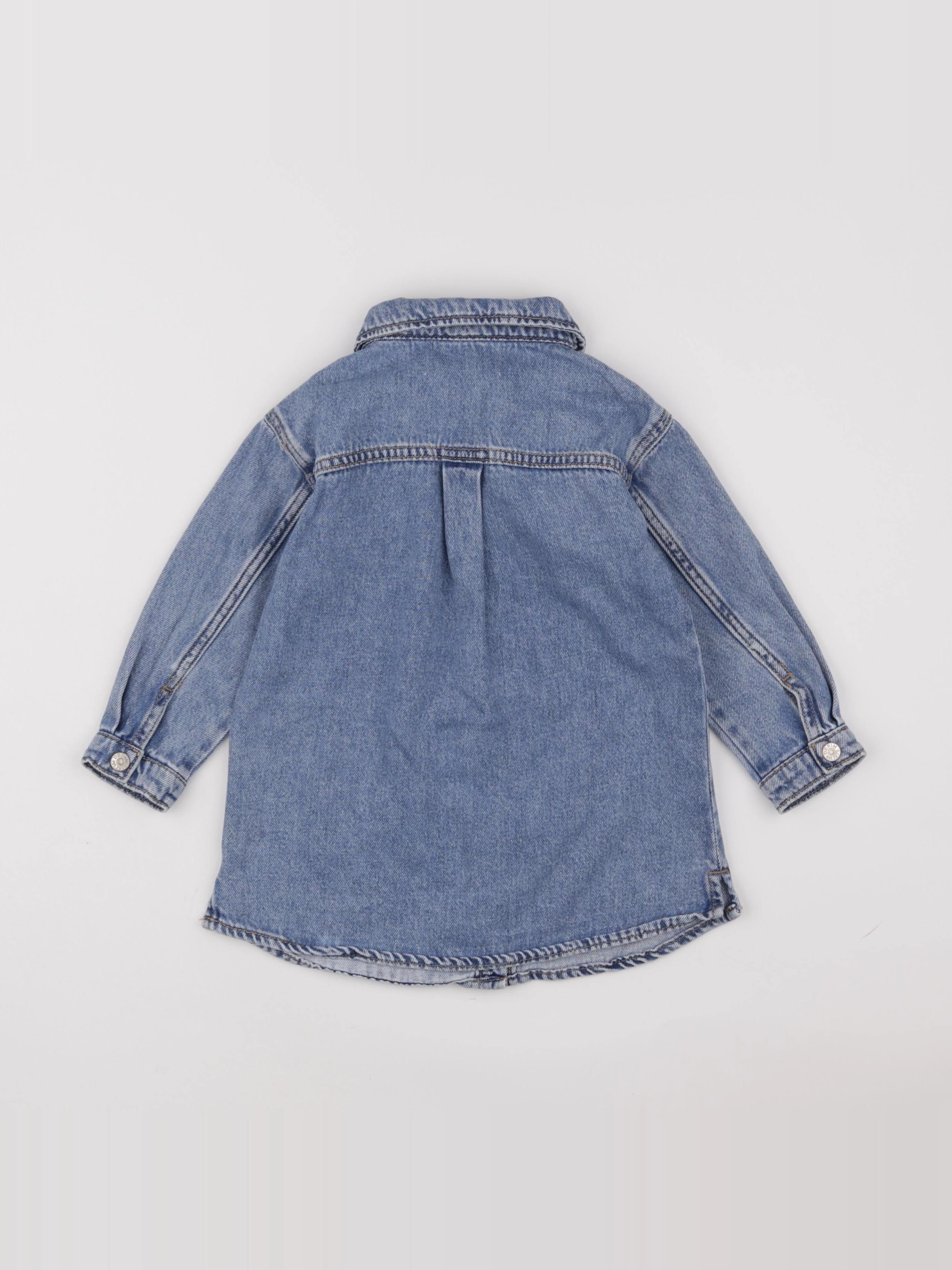 Zara - robe bleu - 18 mois à 2 ans