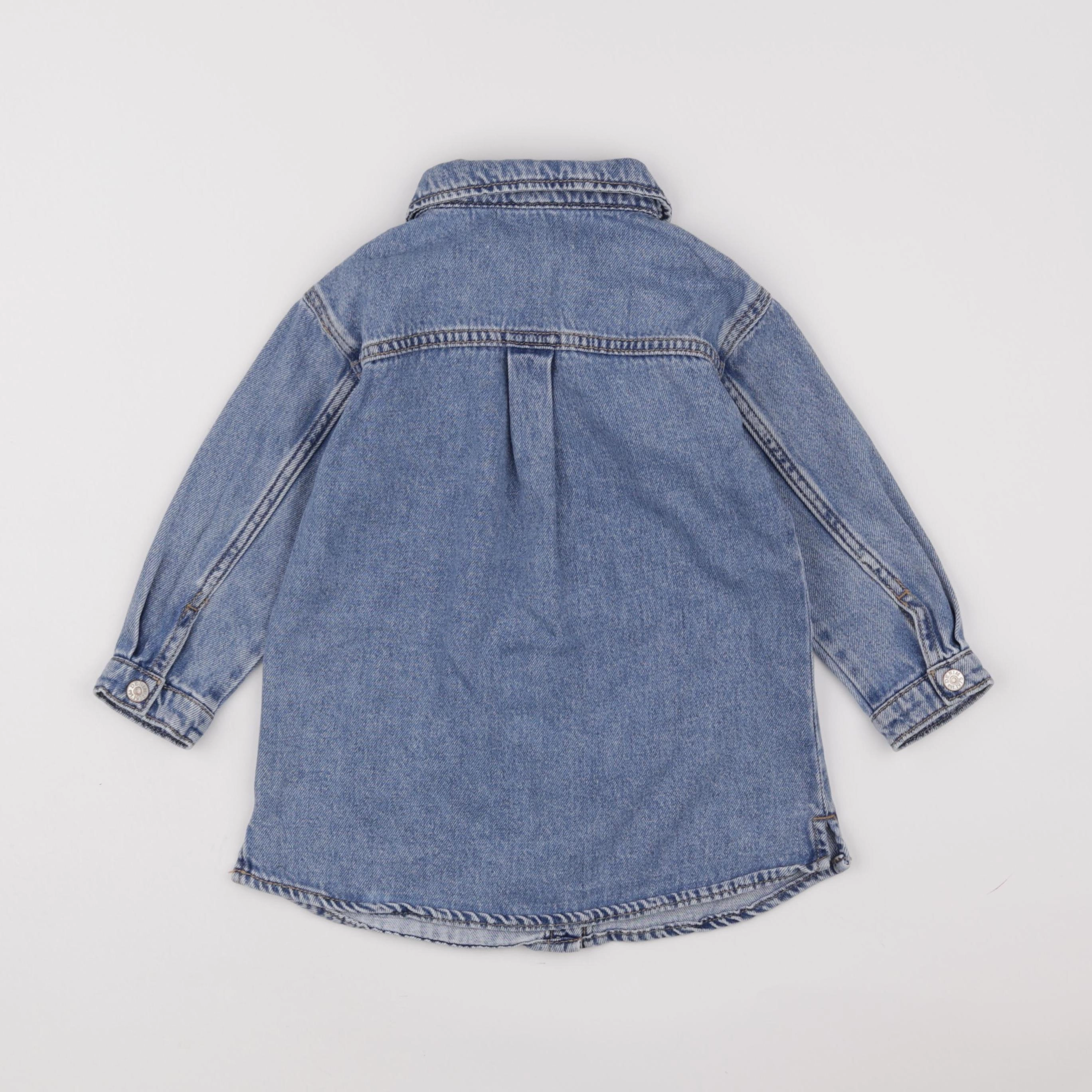 Zara - robe bleu - 18 mois à 2 ans