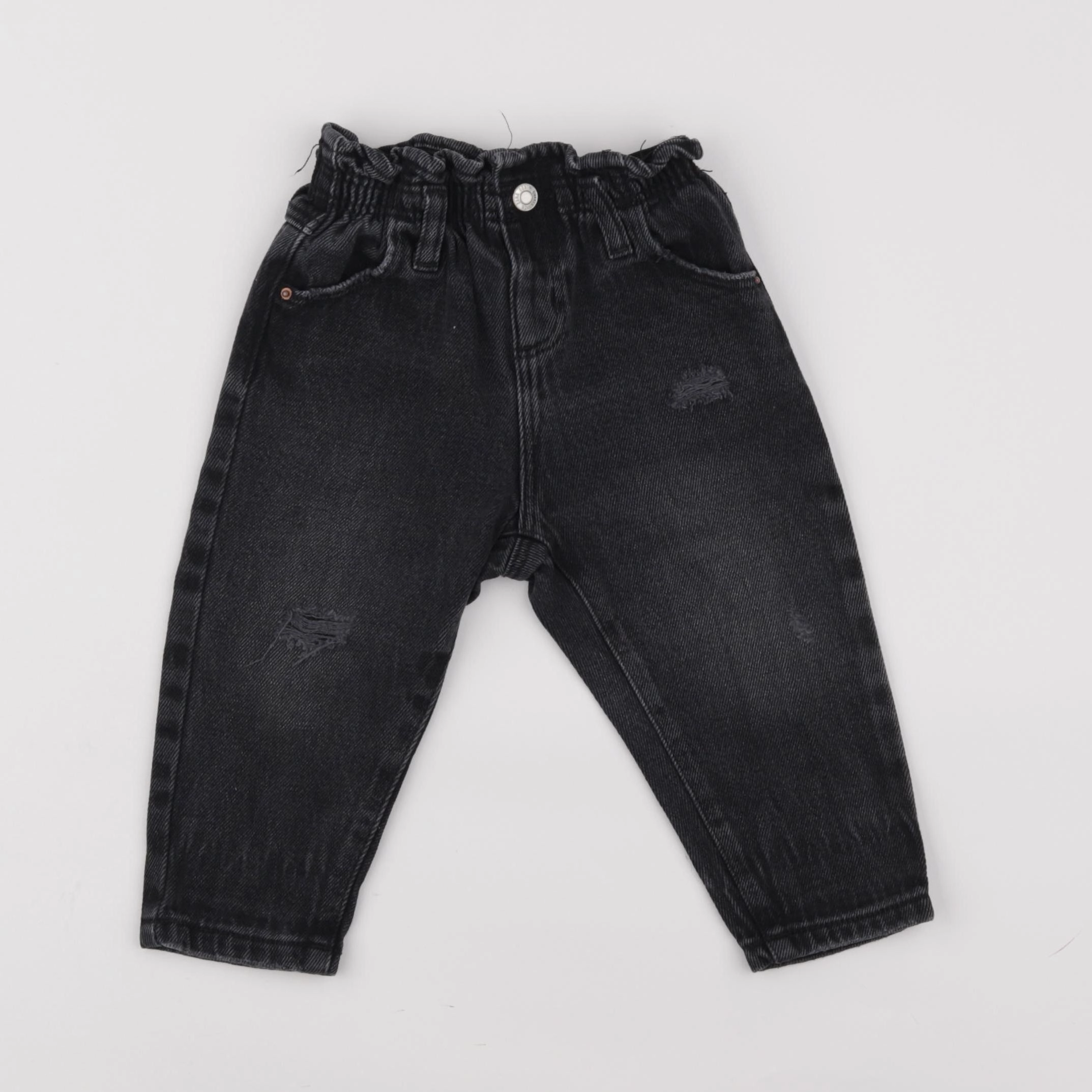 Zara - jean noir - 12/18 mois