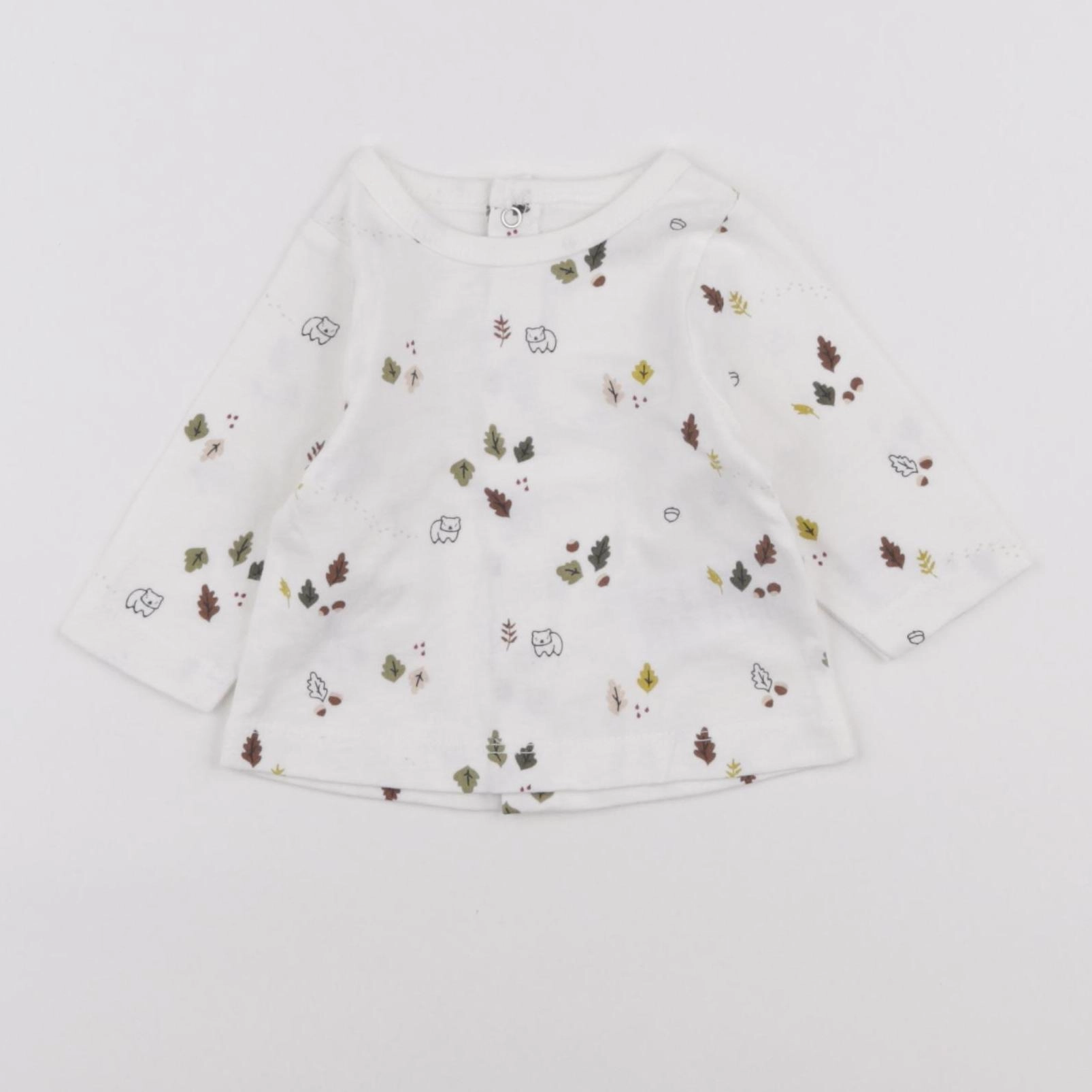 Vertbaudet - tee-shirt blanc - 1 mois
