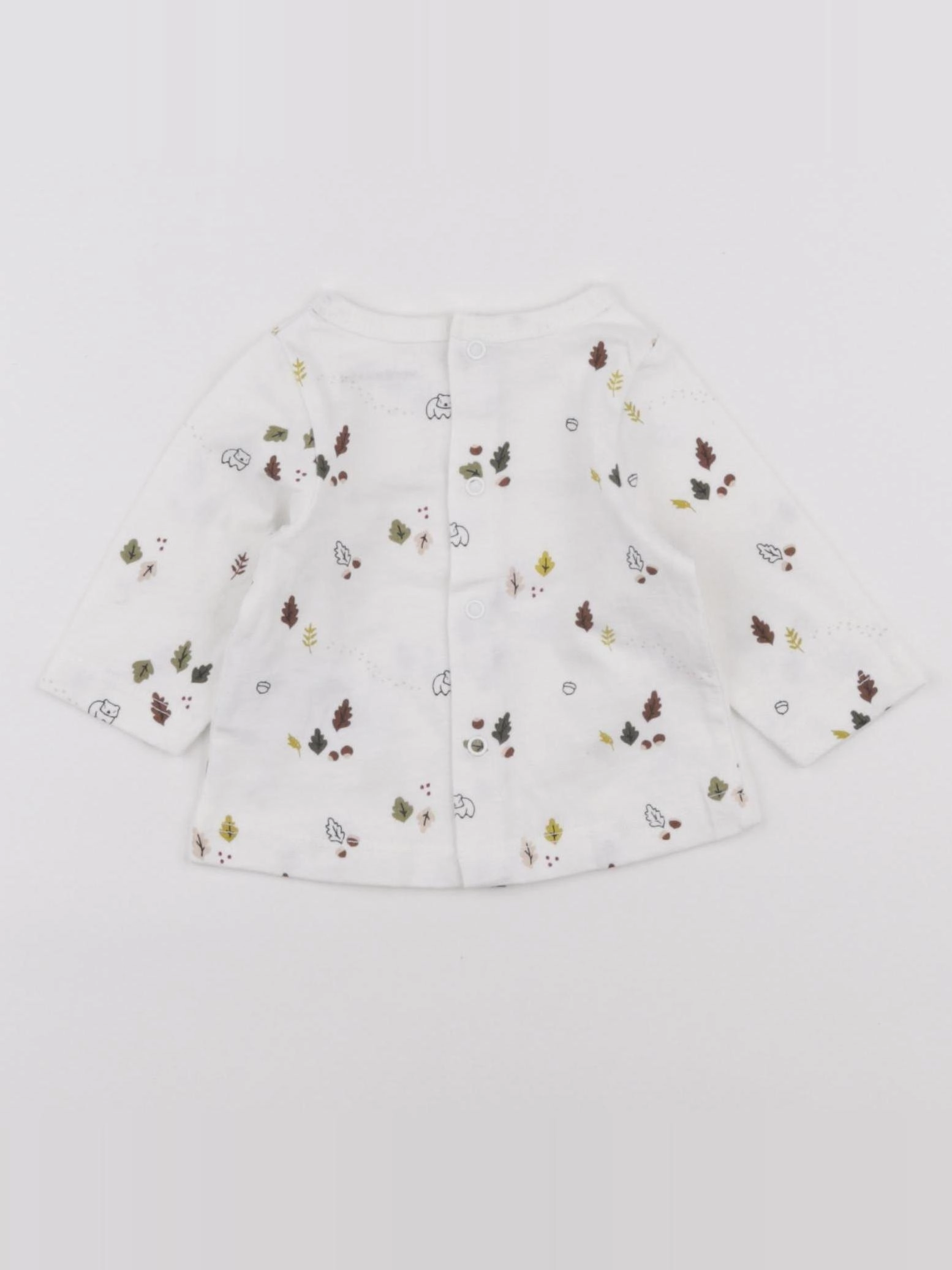 Vertbaudet - tee-shirt blanc - 1 mois