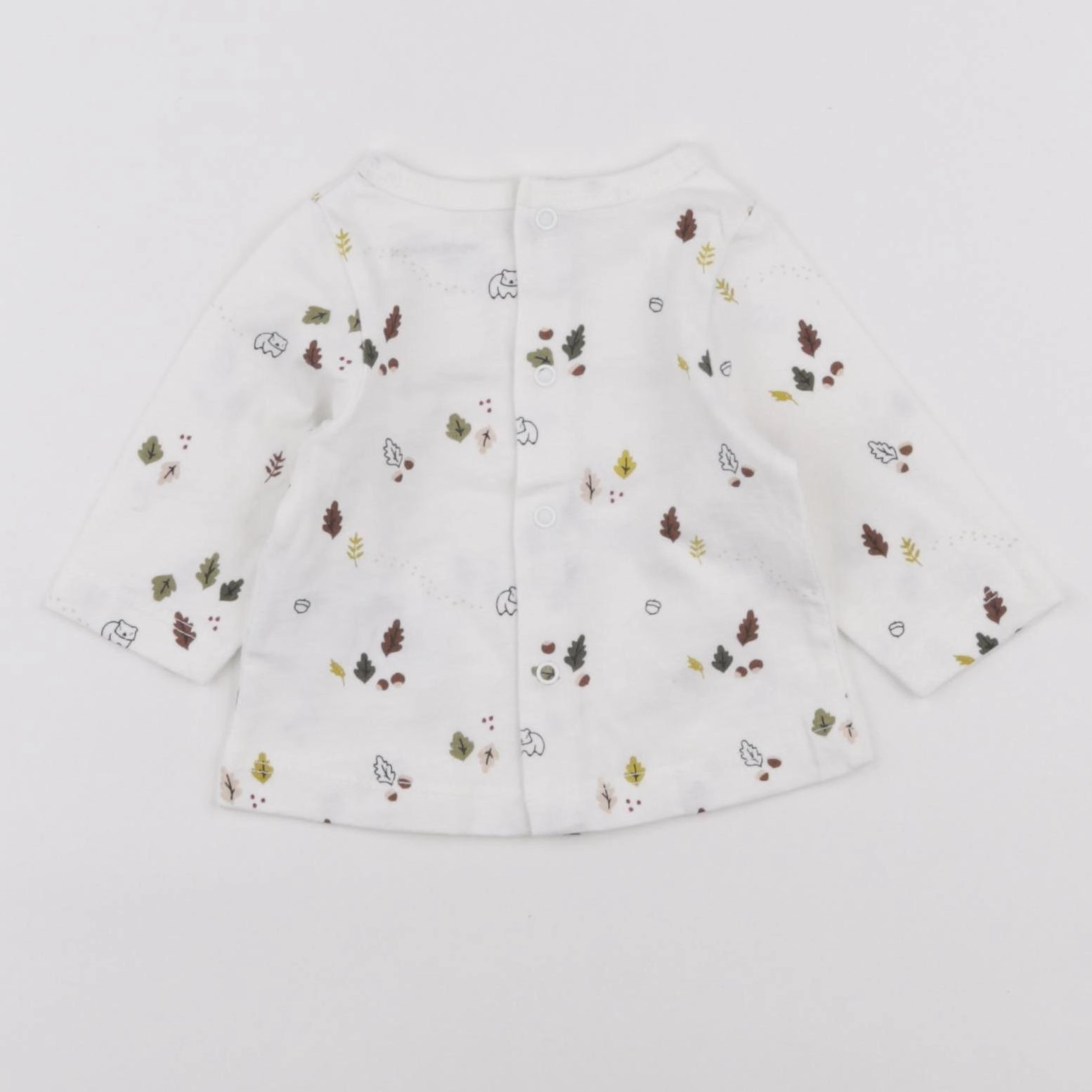 Vertbaudet - tee-shirt blanc - 1 mois