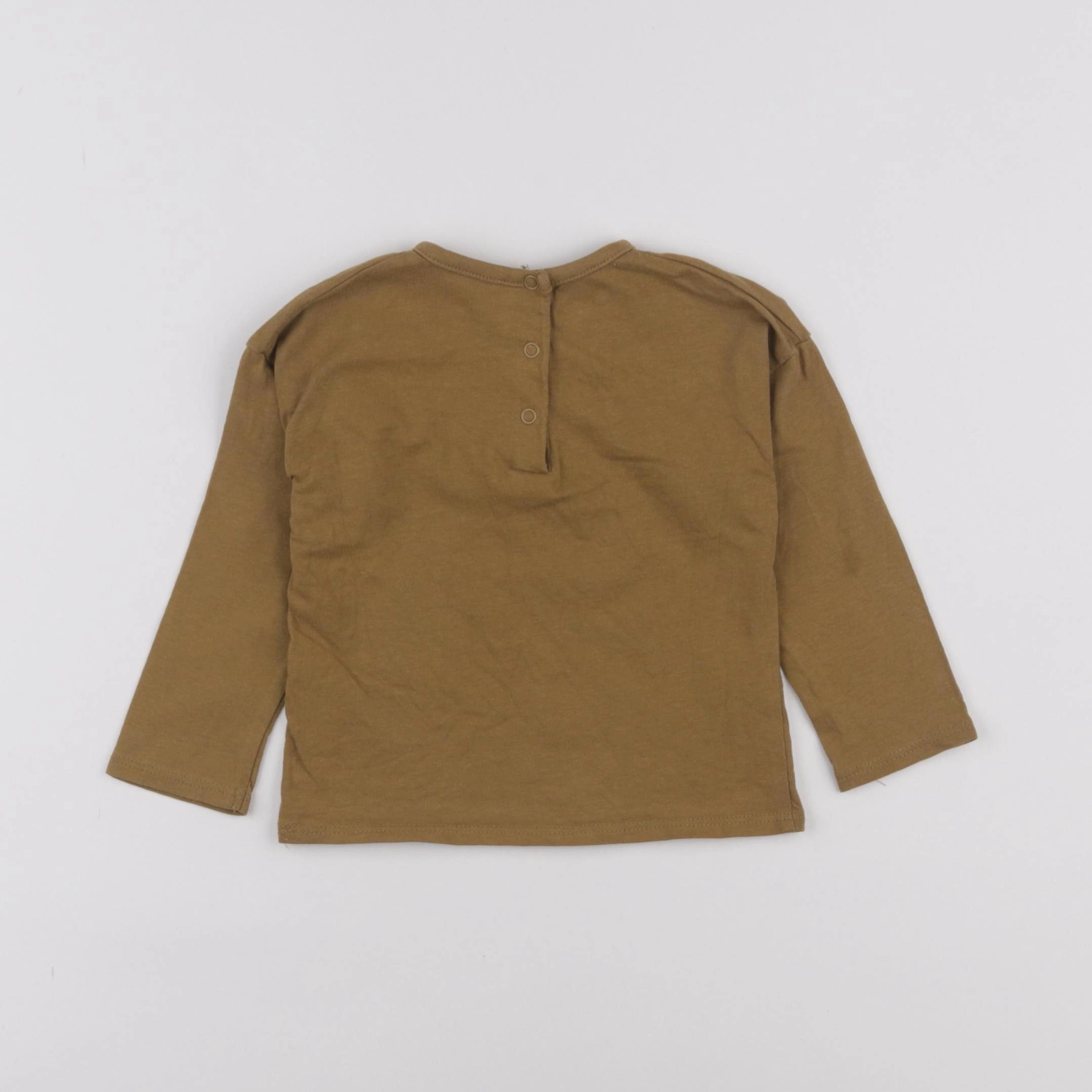 Vertbaudet - tee-shirt vert - 12 mois