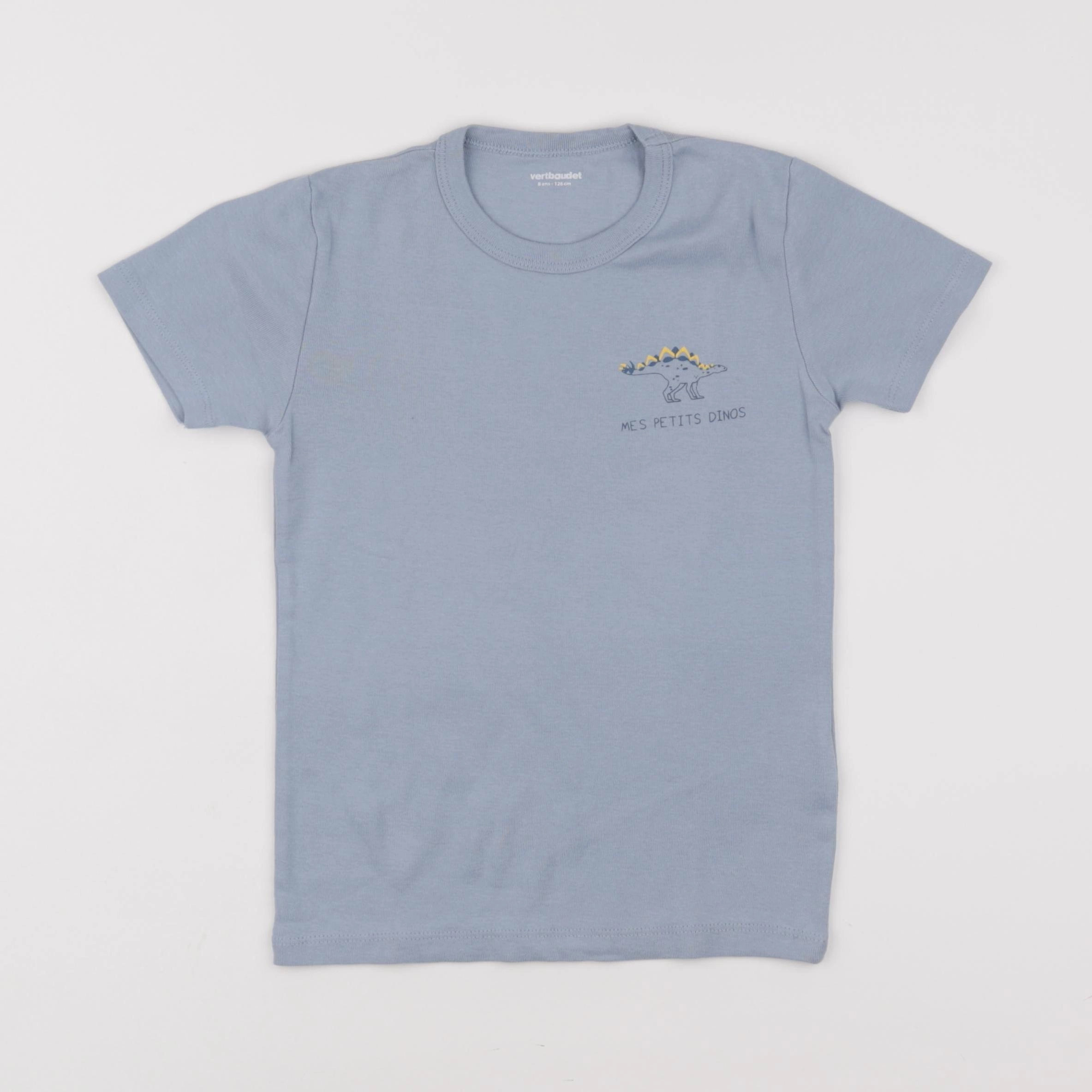Vertbaudet - maillot de corps bleu - 8 ans