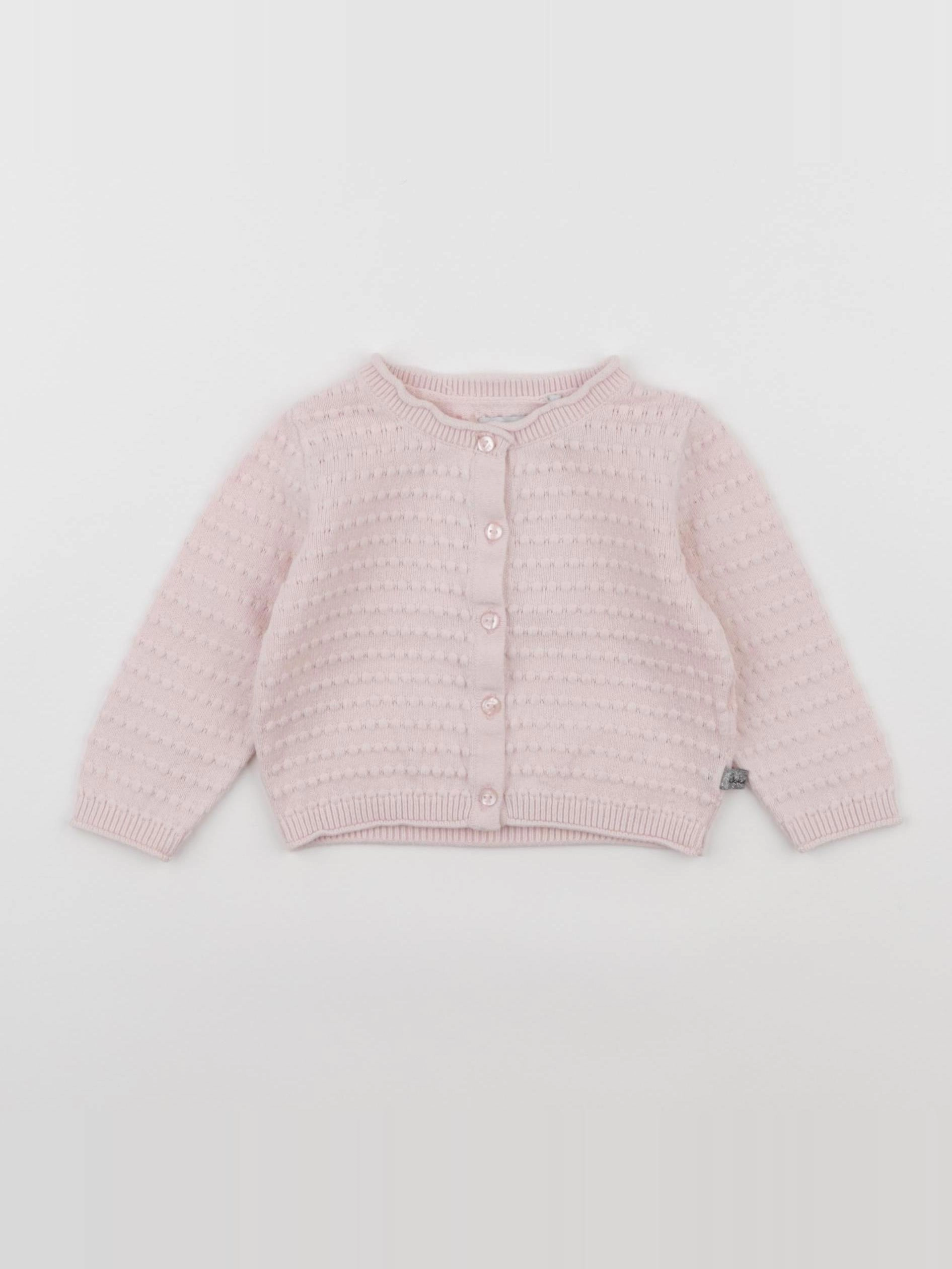 IKKS - gilet rose - 6 mois