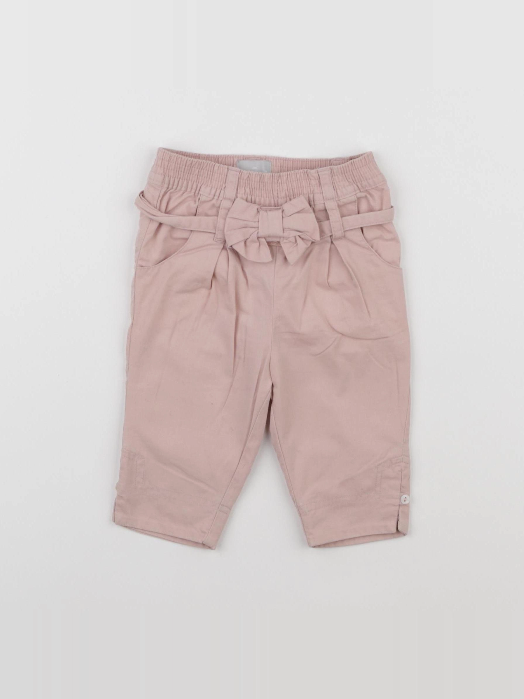 Cyrillus - pantalon rose - 6 mois