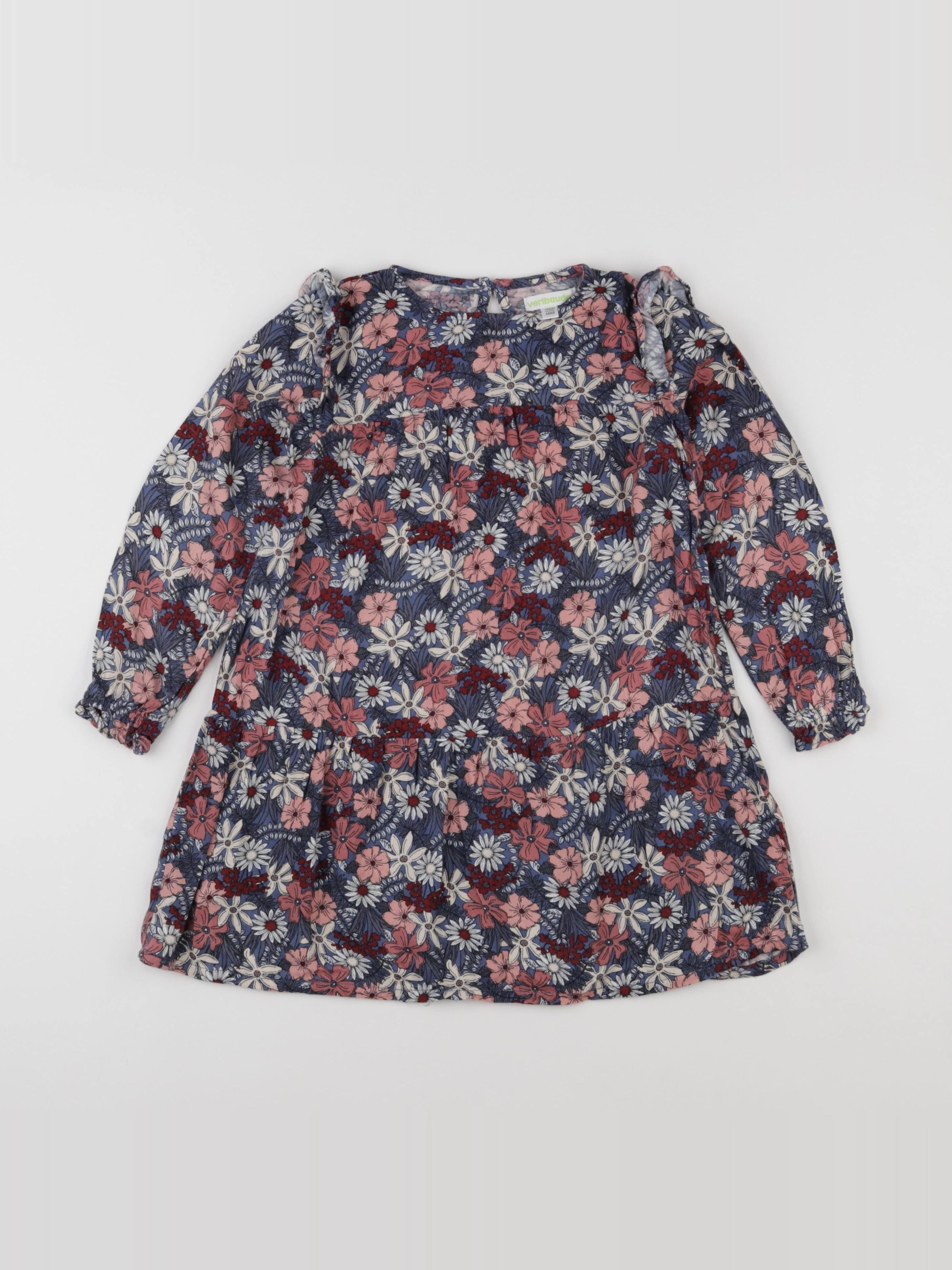 Vertbaudet - robe multicolore - 4 ans