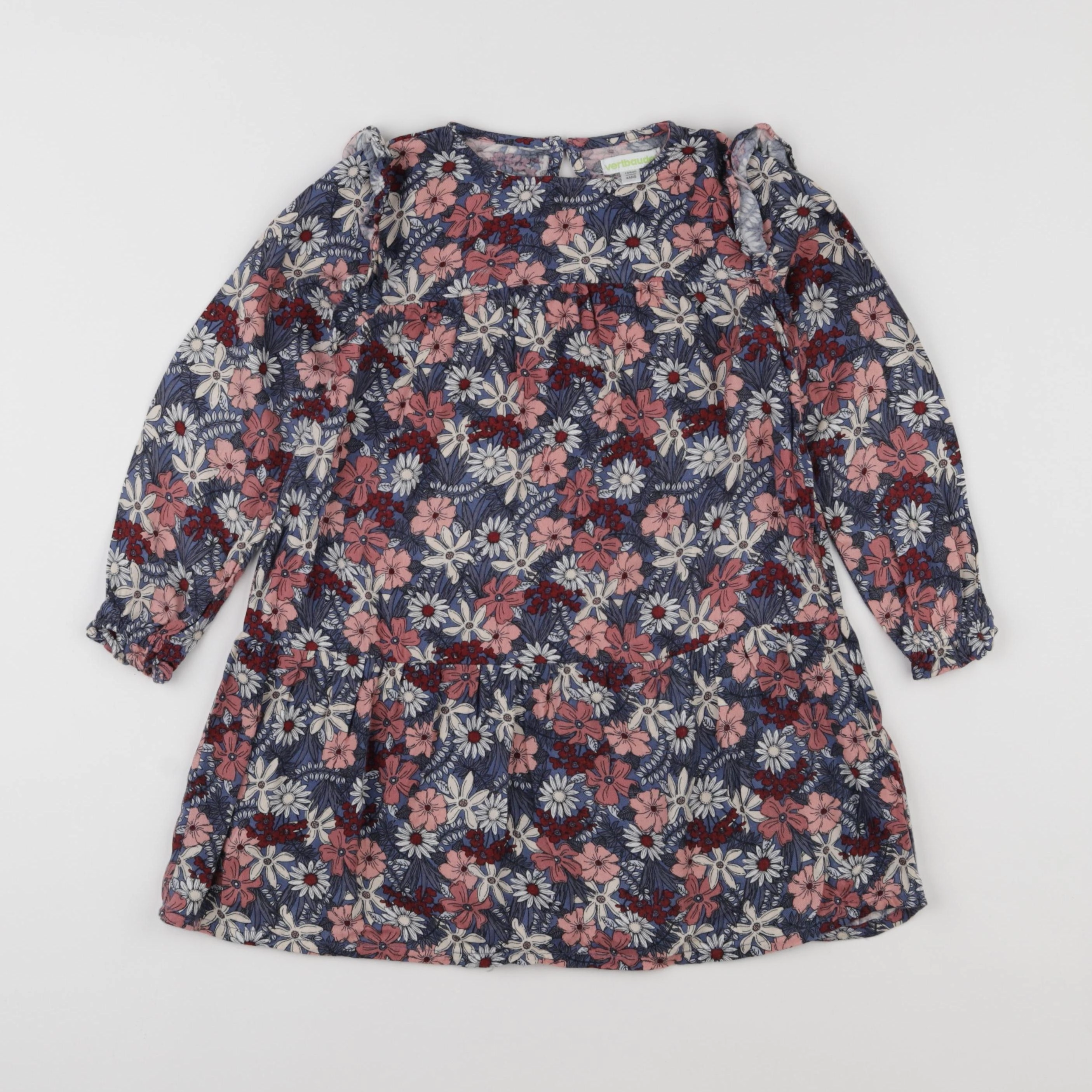 Vertbaudet - robe multicolore - 4 ans